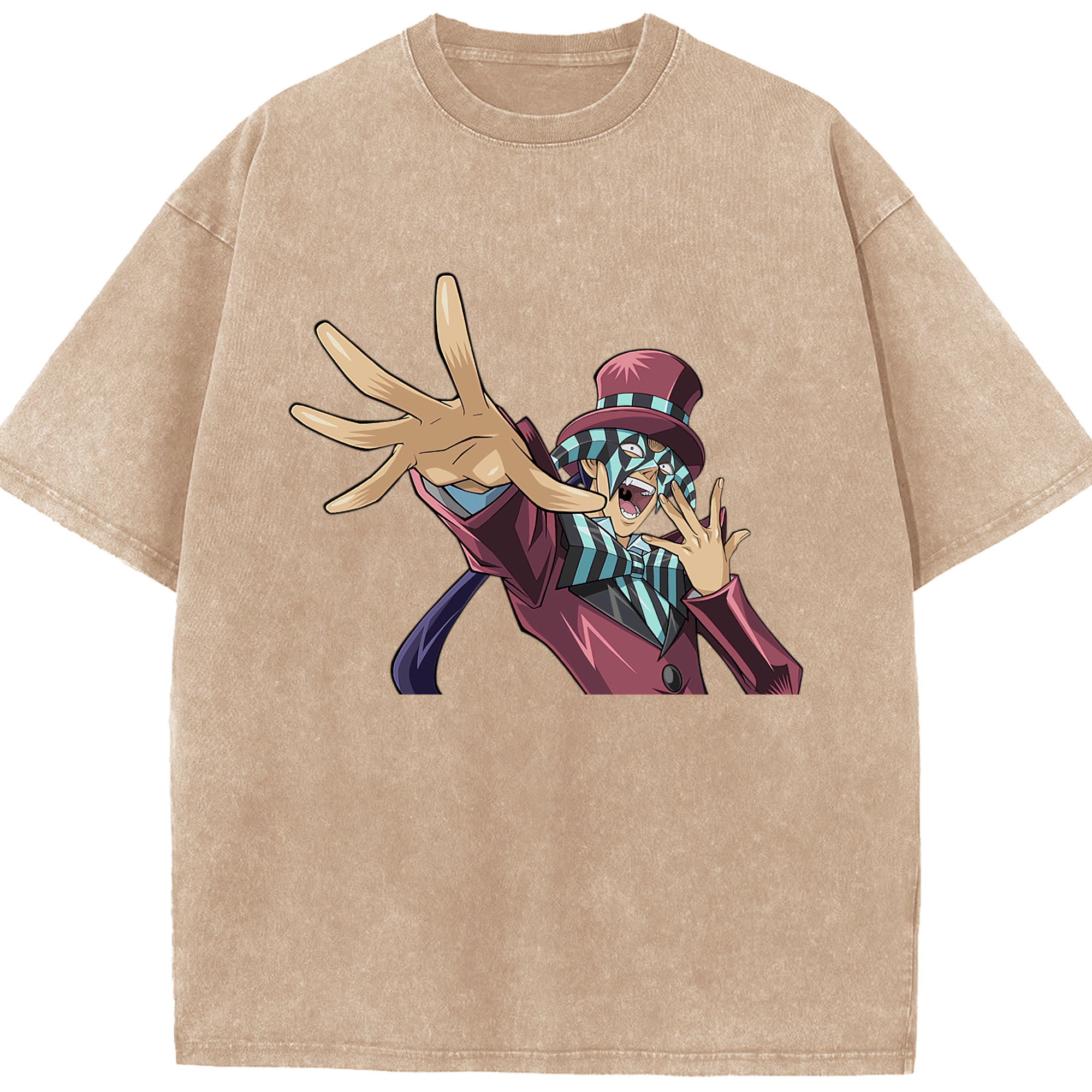 （画像用） 遊☆戯☆王 Yu-Gi-Oh! 綿100% ヴィンテージ風 半袖Tシャツ（フロントプリント）