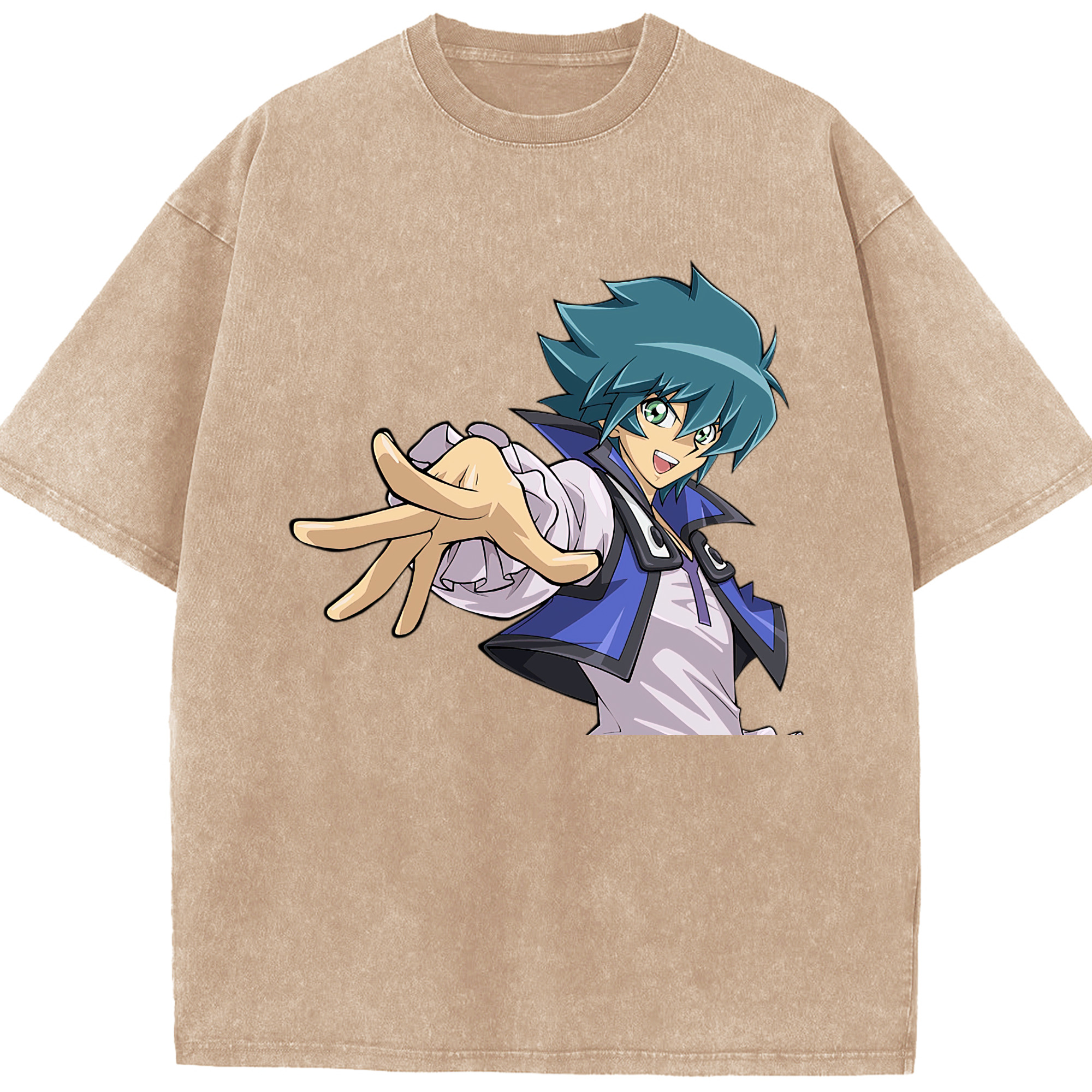 （画像用） 遊☆戯☆王 Yu-Gi-Oh! 綿100% ヴィンテージ風 半袖Tシャツ（フロントプリント）