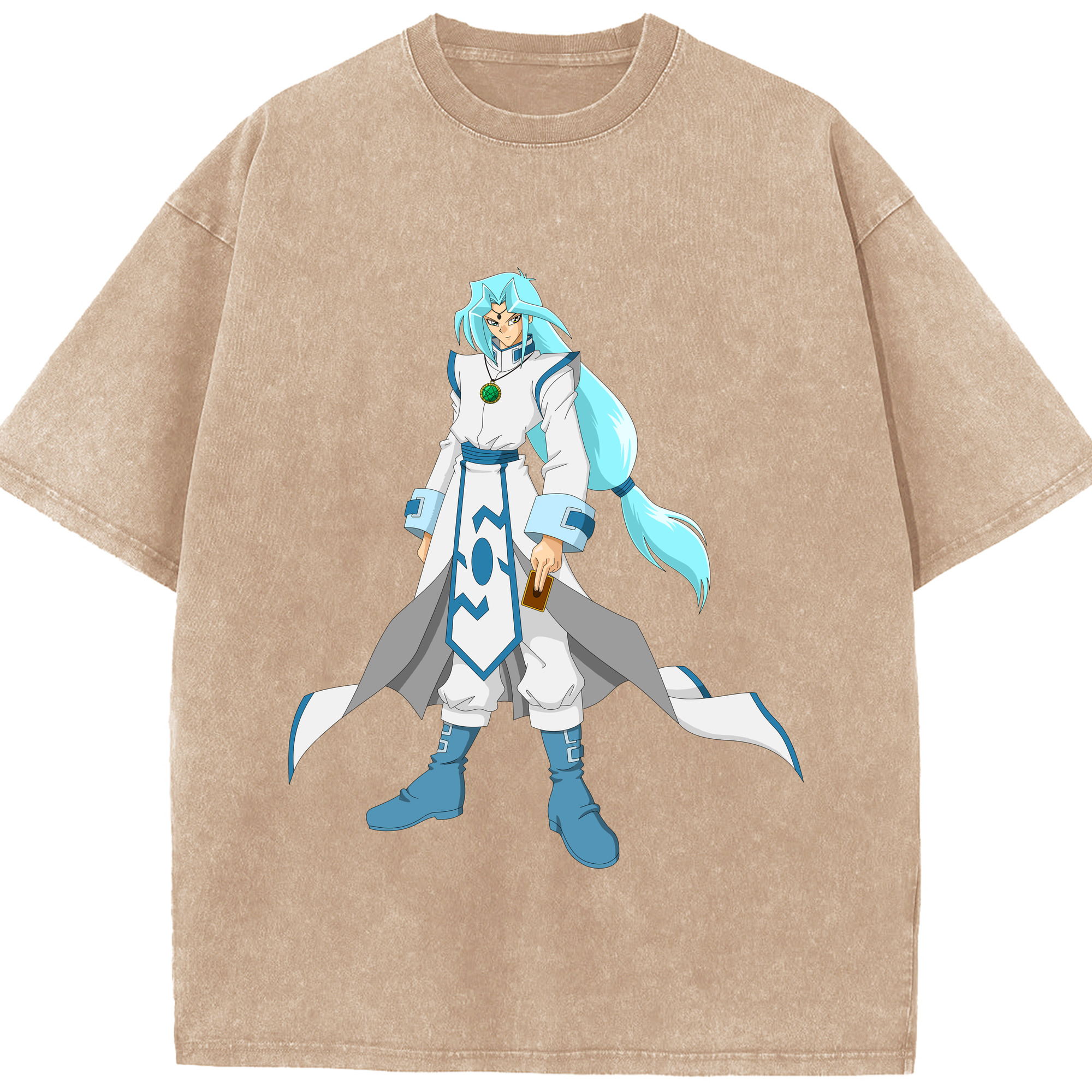 （画像用） 遊☆戯☆王 Yu-Gi-Oh! 綿100% ヴィンテージ風 半袖Tシャツ（フロントプリント）