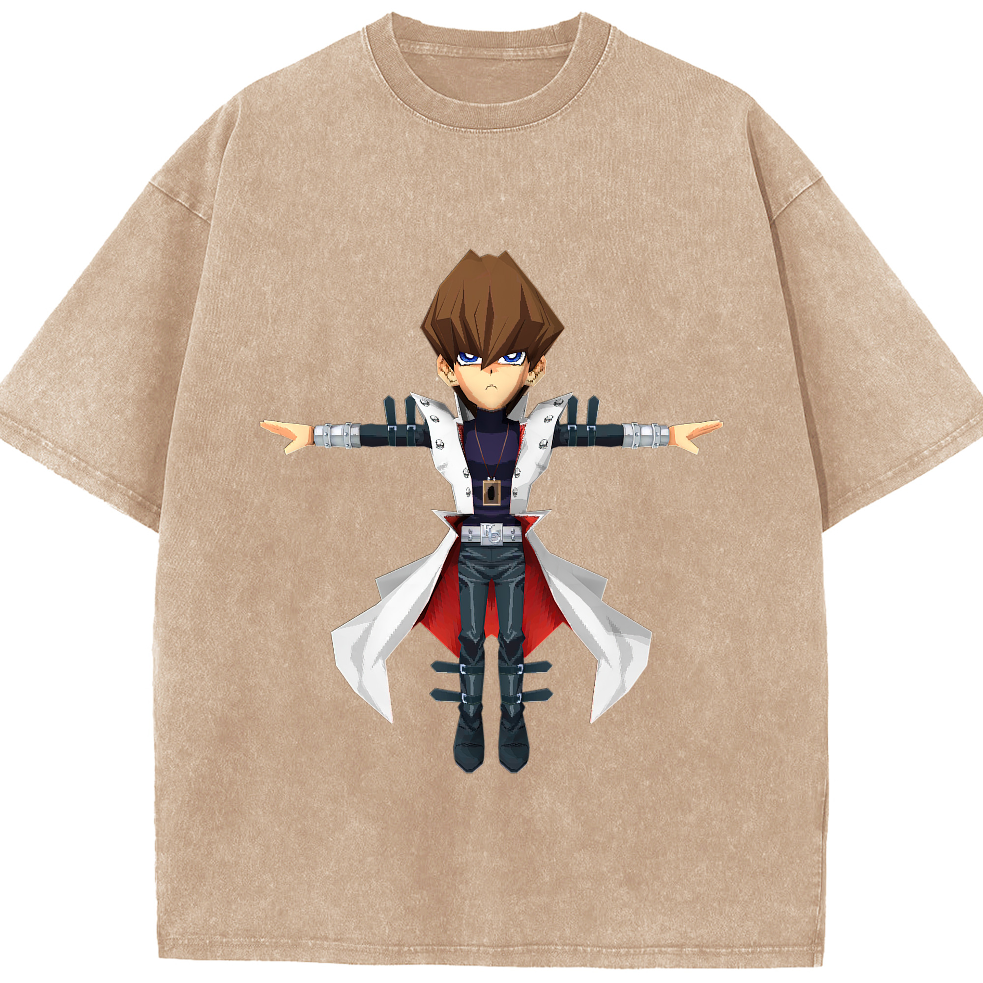 （画像用） 遊☆戯☆王 Yu-Gi-Oh! 綿100% ヴィンテージ風 半袖Tシャツ（フロントプリント）