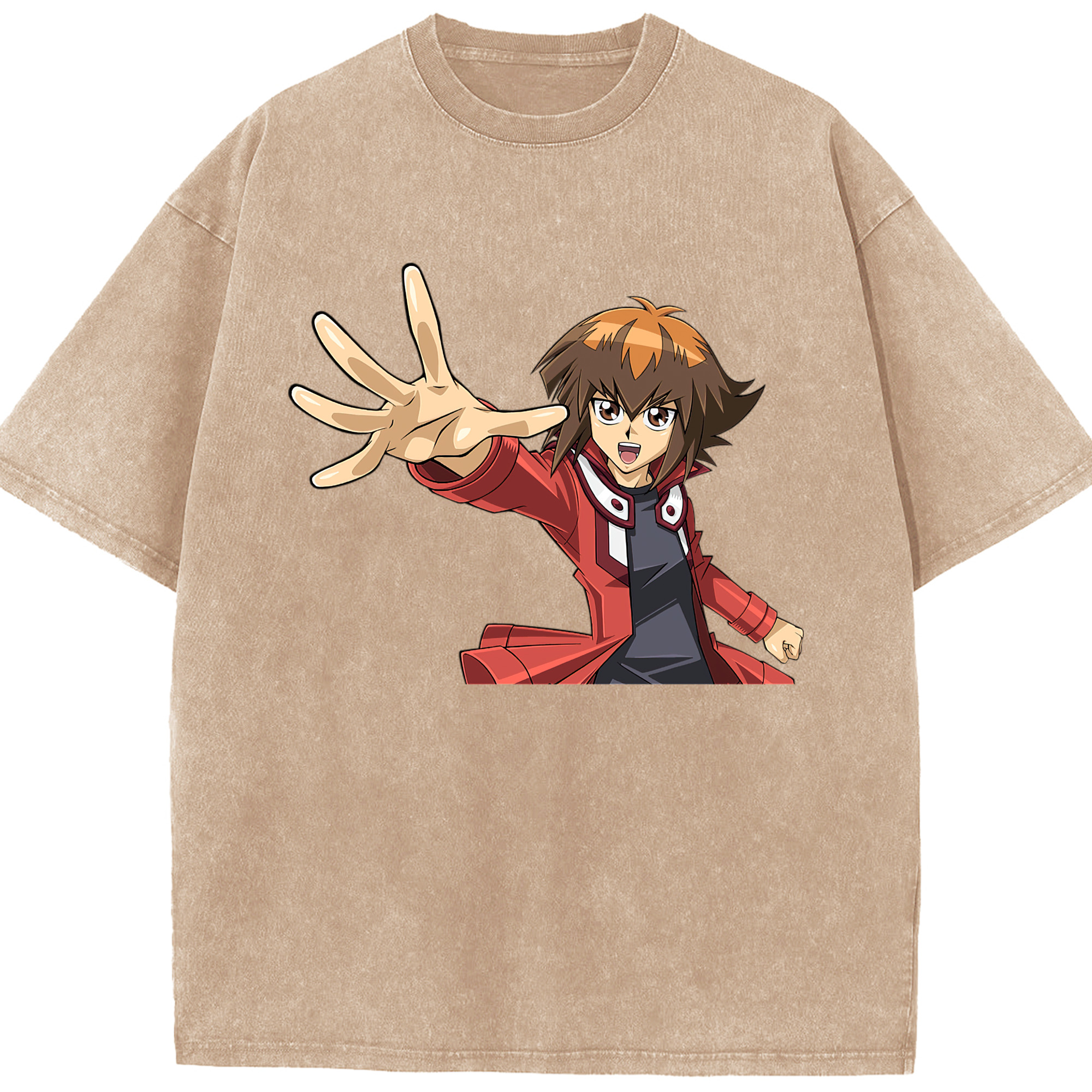 （画像用） 遊☆戯☆王 Yu-Gi-Oh! 綿100% ヴィンテージ風 半袖Tシャツ（フロントプリント）