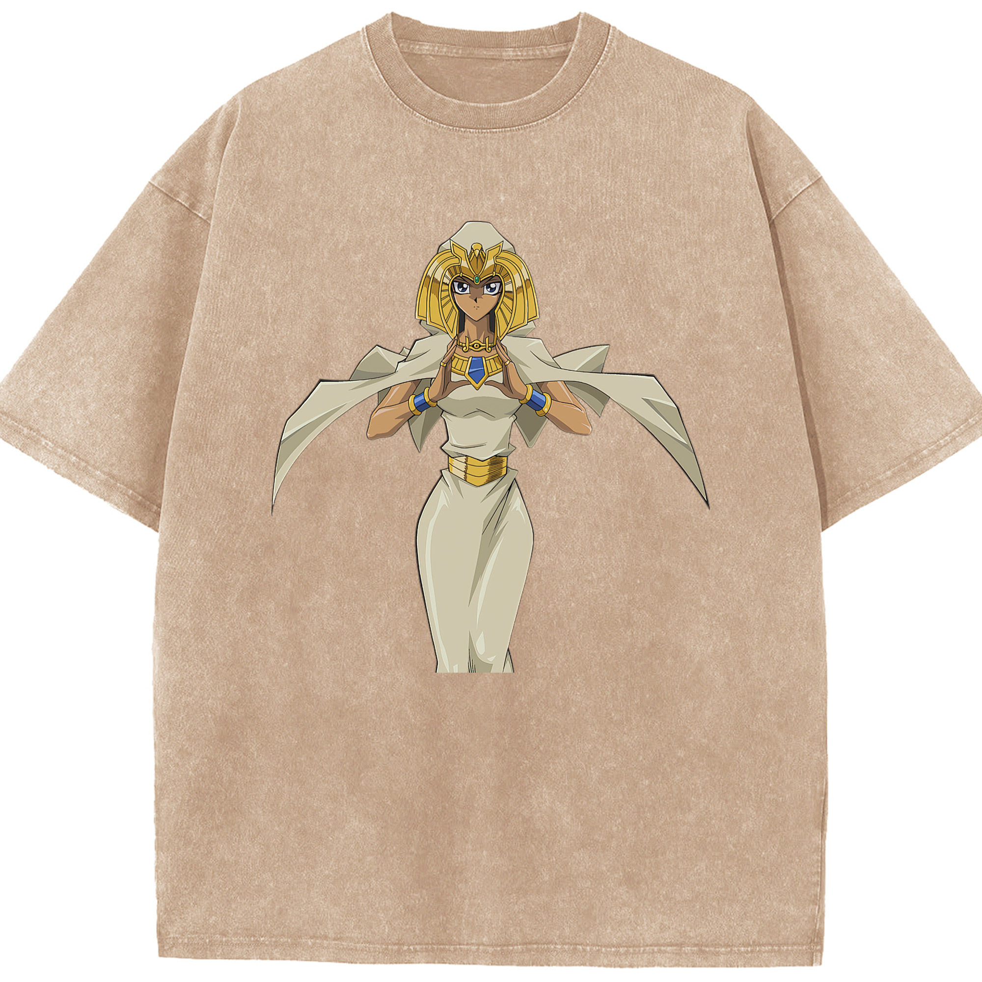 （画像用） 遊☆戯☆王 Yu-Gi-Oh! 綿100% ヴィンテージ風 半袖Tシャツ（フロントプリント）