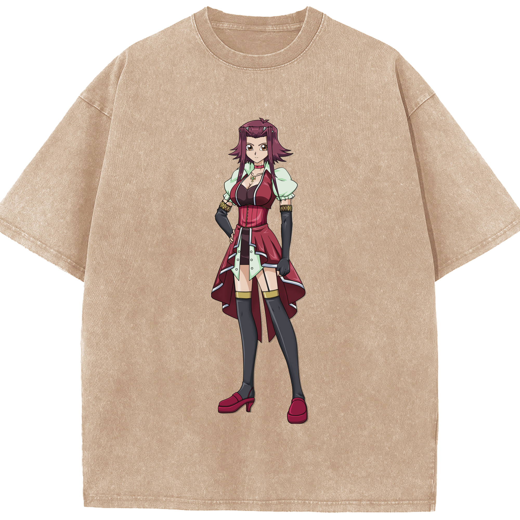 （画像用） 遊☆戯☆王 Yu-Gi-Oh! 綿100% ヴィンテージ風 半袖Tシャツ（フロントプリント）