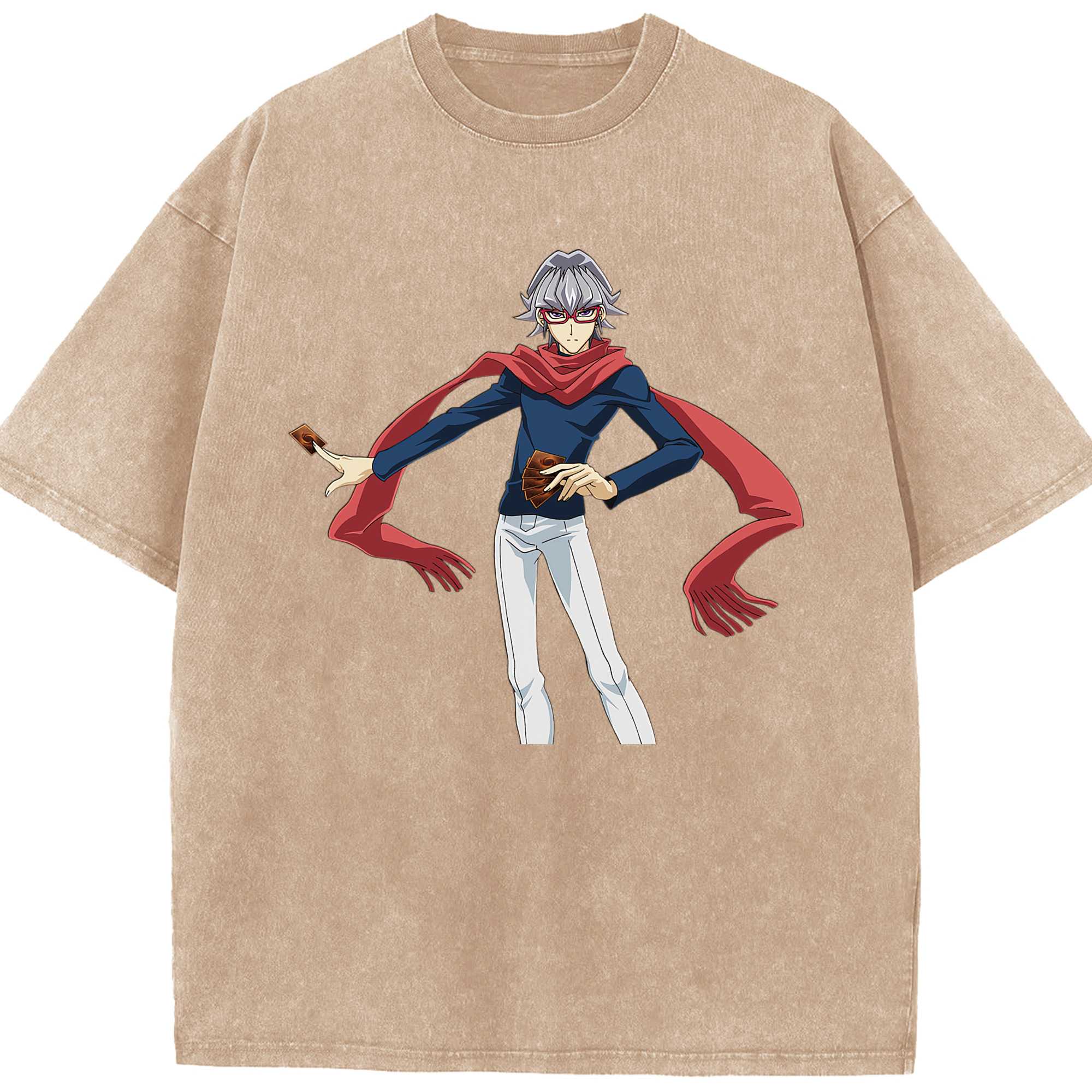 （画像用） 遊☆戯☆王 Yu-Gi-Oh! 綿100% ヴィンテージ風 半袖Tシャツ（フロントプリント）
