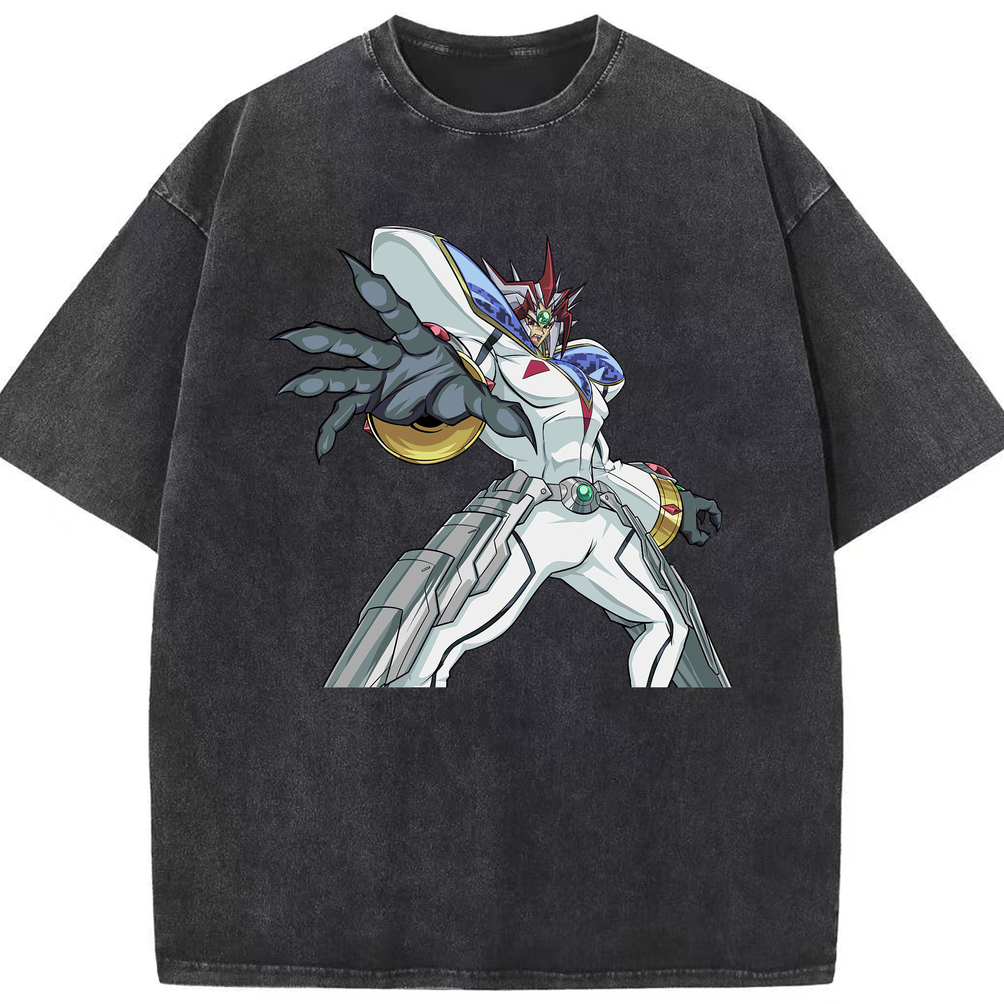 （画像用） 遊☆戯☆王 Yu-Gi-Oh! 綿100% ヴィンテージ風 半袖Tシャツ（フロントプリント）