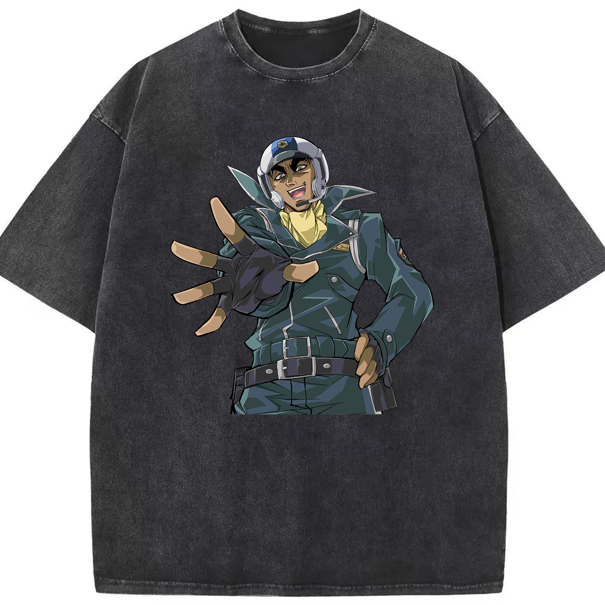（画像用） 遊☆戯☆王 Yu-Gi-Oh! 綿100% ヴィンテージ風 半袖Tシャツ（フロントプリント）
