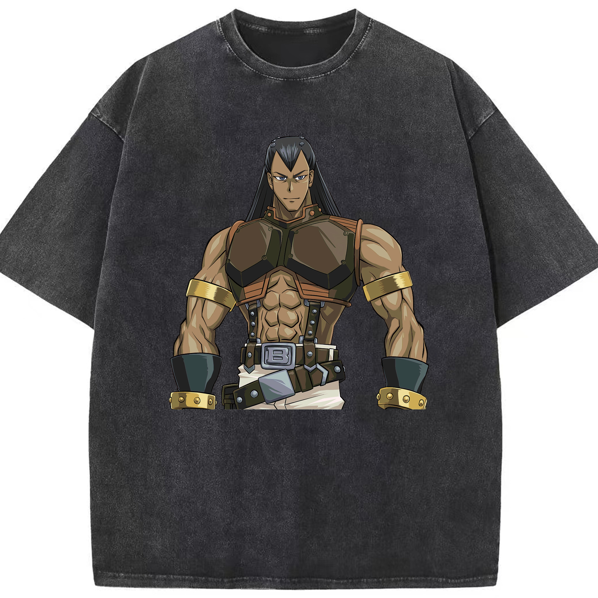 （画像用） 遊☆戯☆王 Yu-Gi-Oh! 綿100% ヴィンテージ風 半袖Tシャツ（フロントプリント）