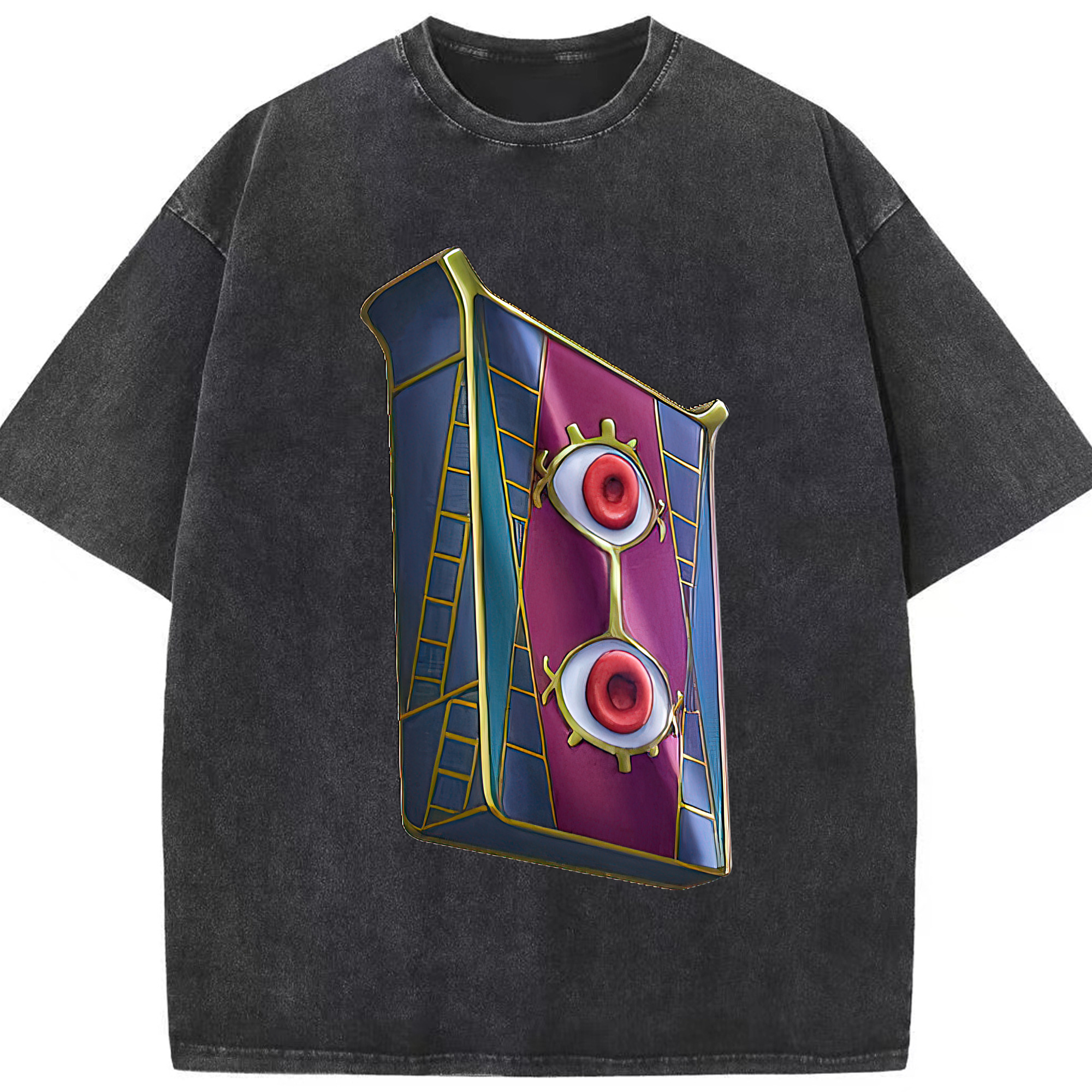 （画像用） 遊☆戯☆王 Yu-Gi-Oh! 綿100% ヴィンテージ風 半袖Tシャツ（フロントプリント）