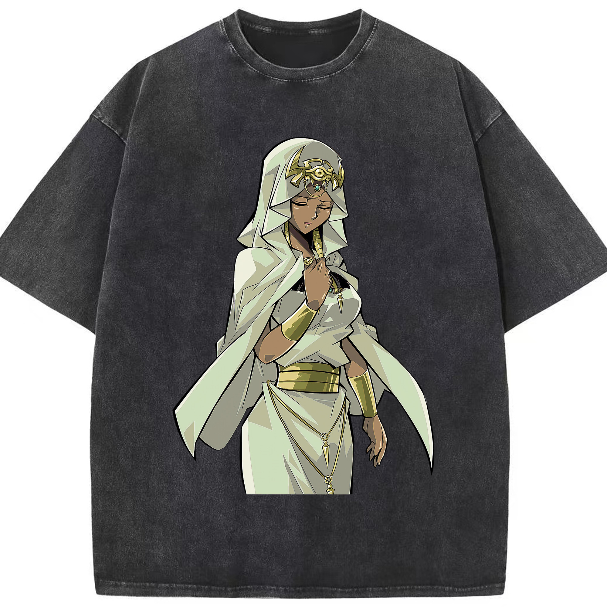 （画像用） 遊☆戯☆王 Yu-Gi-Oh! 綿100% ヴィンテージ風 半袖Tシャツ（フロントプリント）