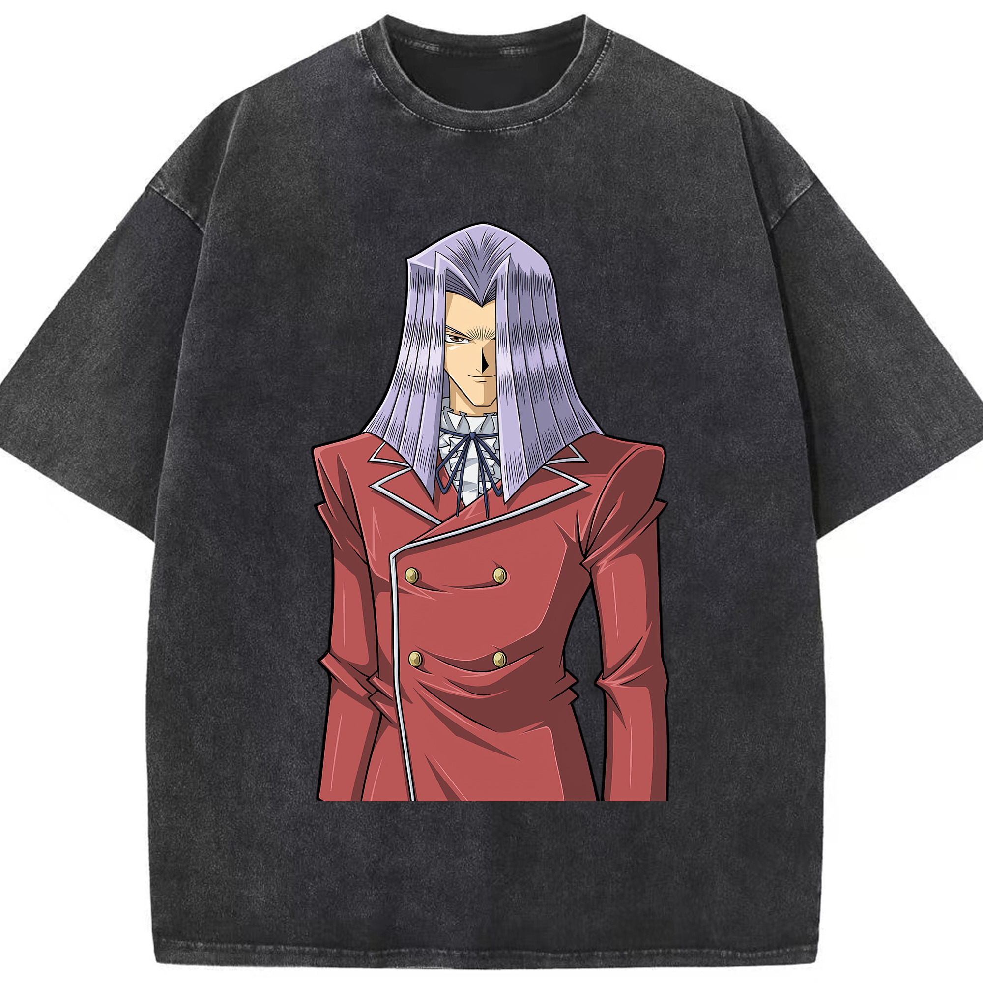 （画像用） 遊☆戯☆王 Yu-Gi-Oh! 綿100% ヴィンテージ風 半袖Tシャツ（フロントプリント）