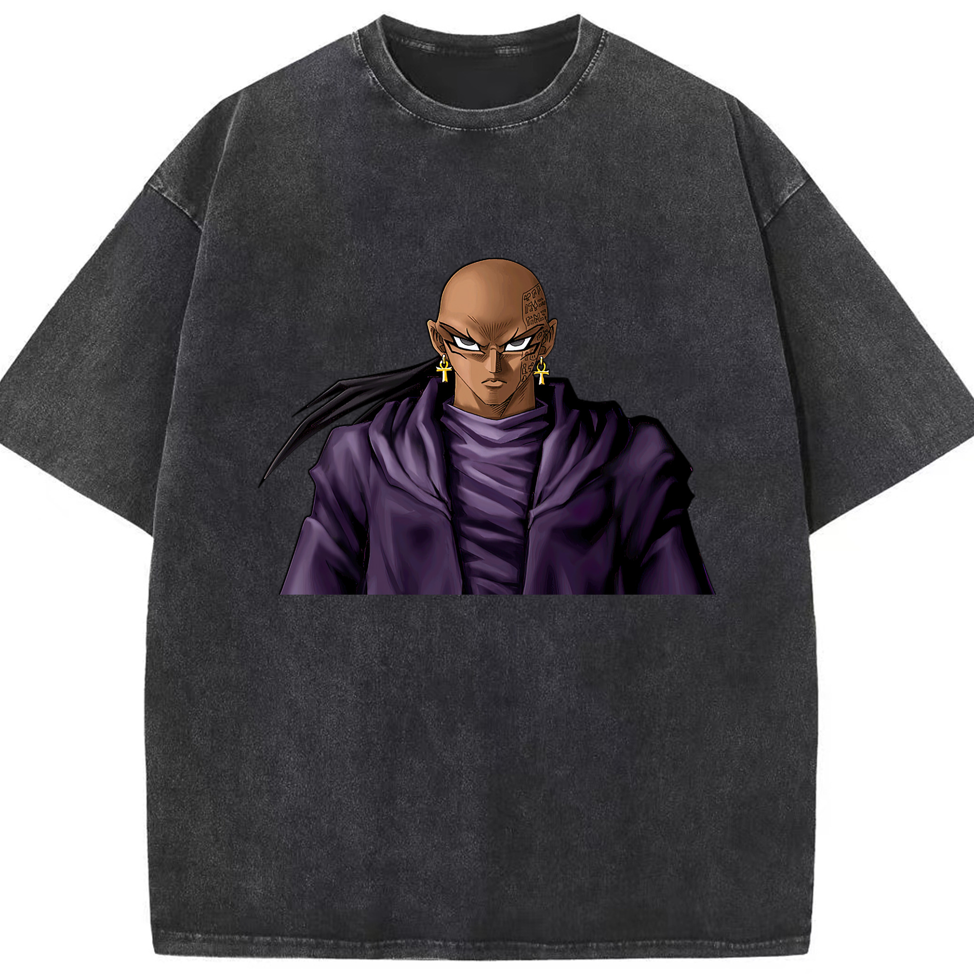 （画像用） 遊☆戯☆王 Yu-Gi-Oh! 綿100% ヴィンテージ風 半袖Tシャツ（フロントプリント）