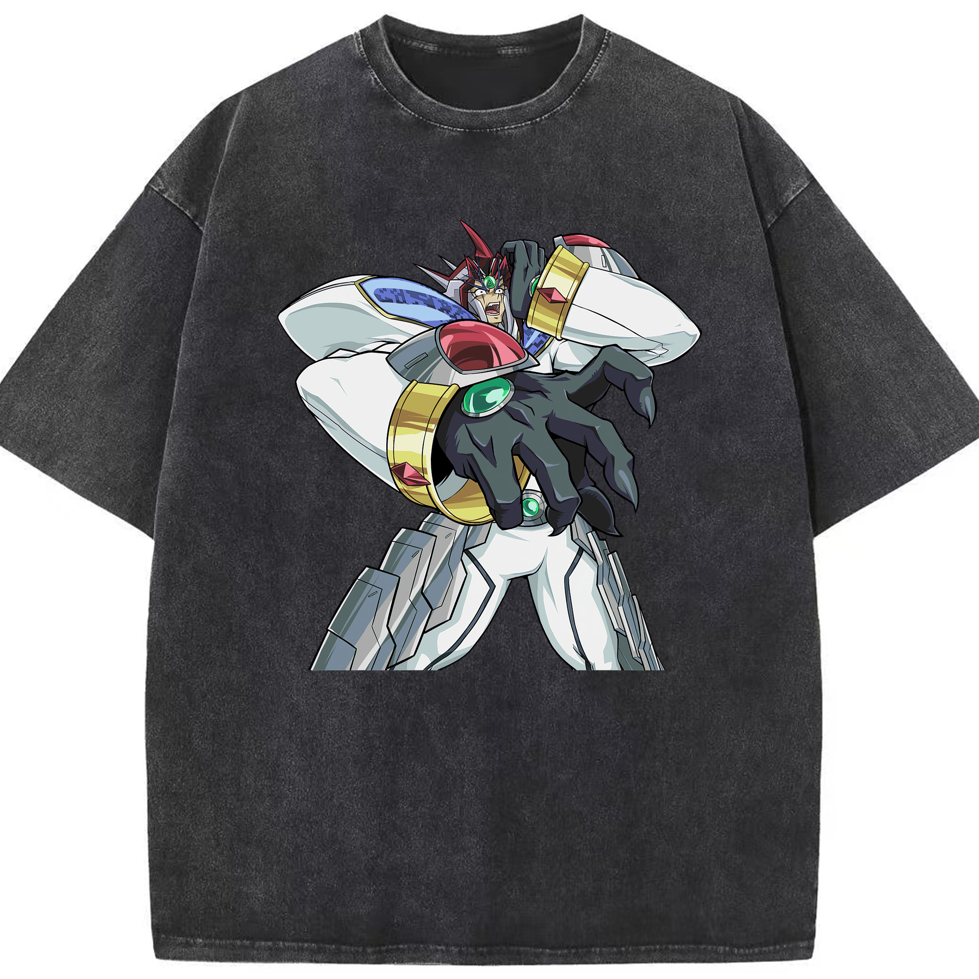 （画像用） 遊☆戯☆王 Yu-Gi-Oh! 綿100% ヴィンテージ風 半袖Tシャツ（フロントプリント）