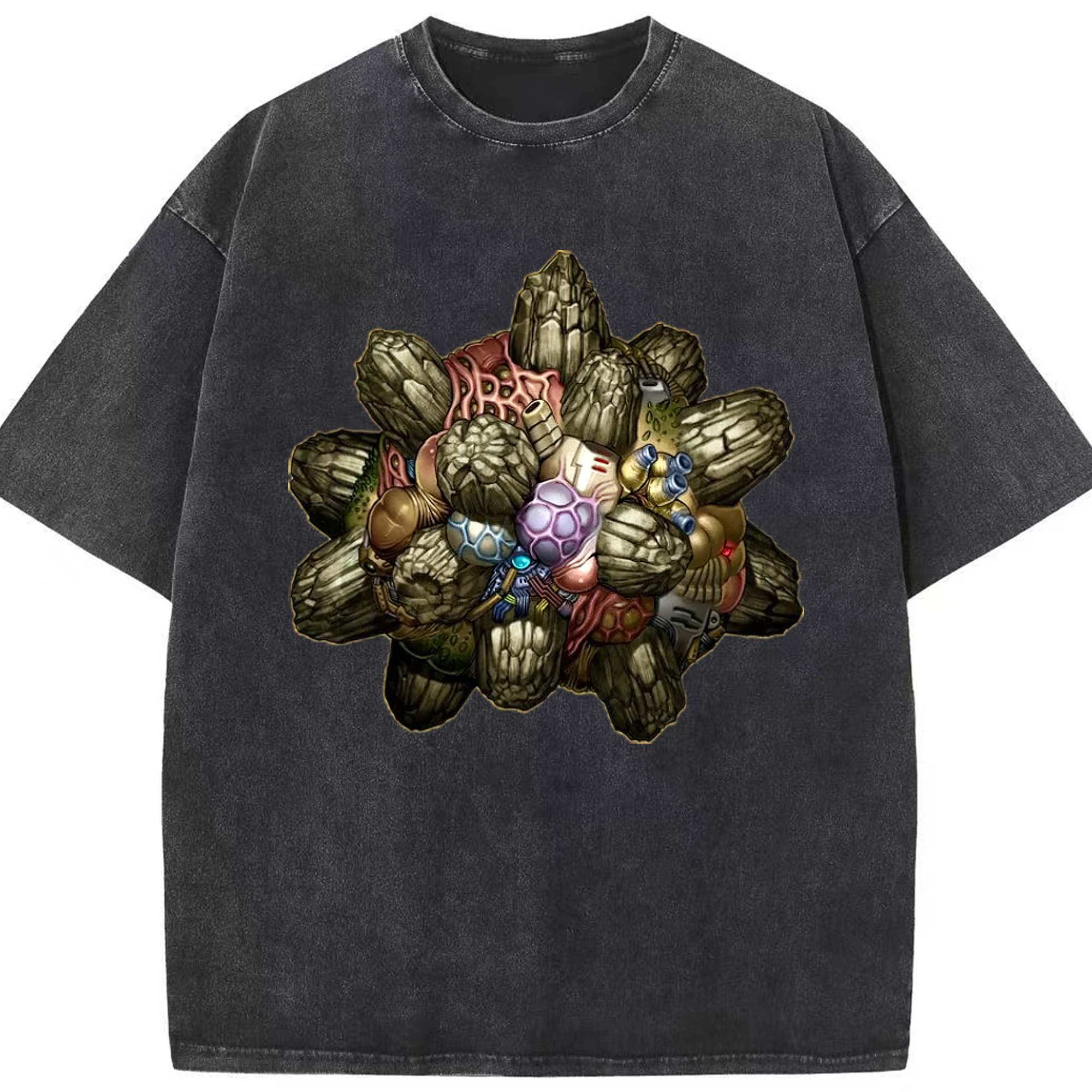 （画像用） 遊☆戯☆王 Yu-Gi-Oh! 綿100% ヴィンテージ風 半袖Tシャツ（フロントプリント）