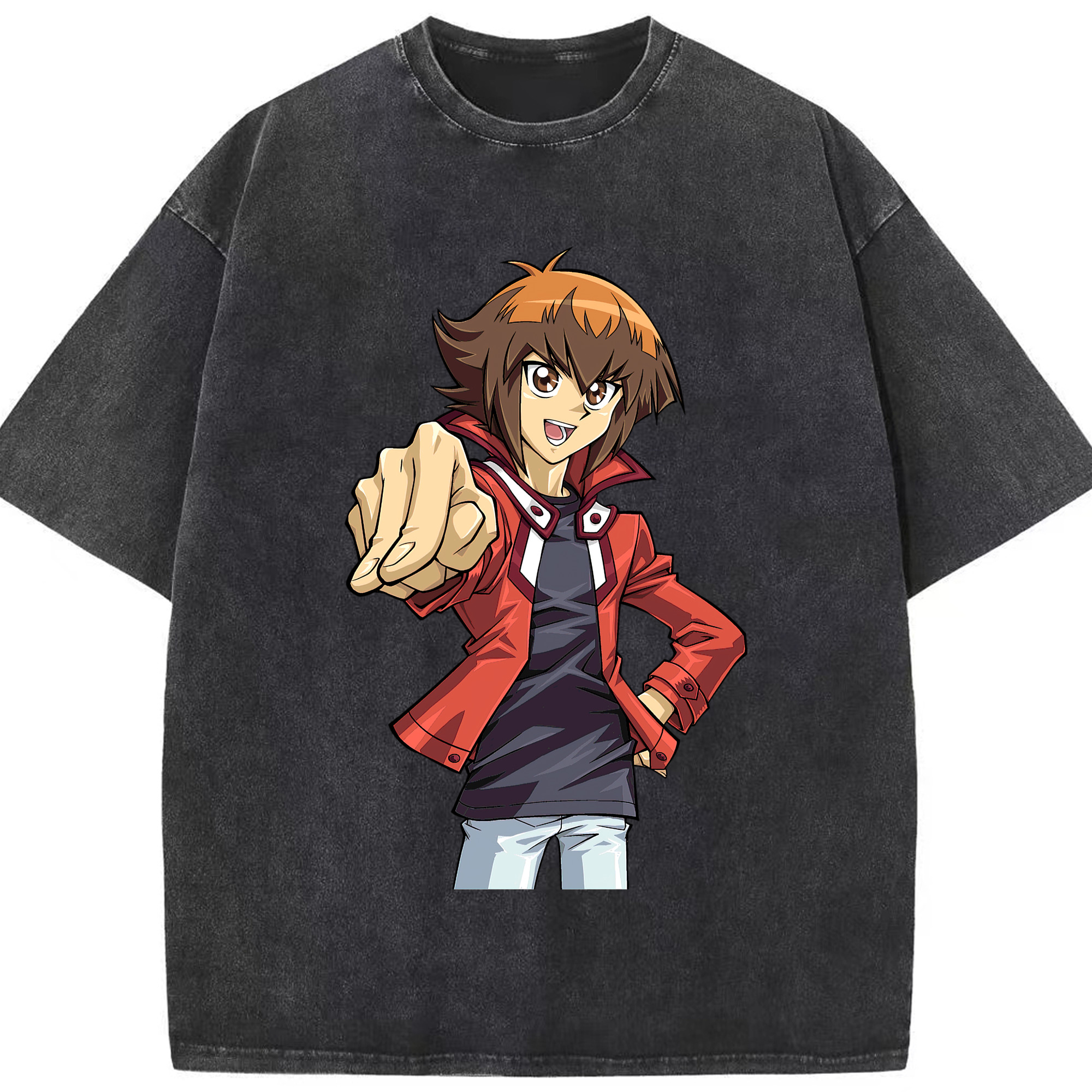 （画像用） 遊☆戯☆王 Yu-Gi-Oh! 綿100% ヴィンテージ風 半袖Tシャツ（フロントプリント）