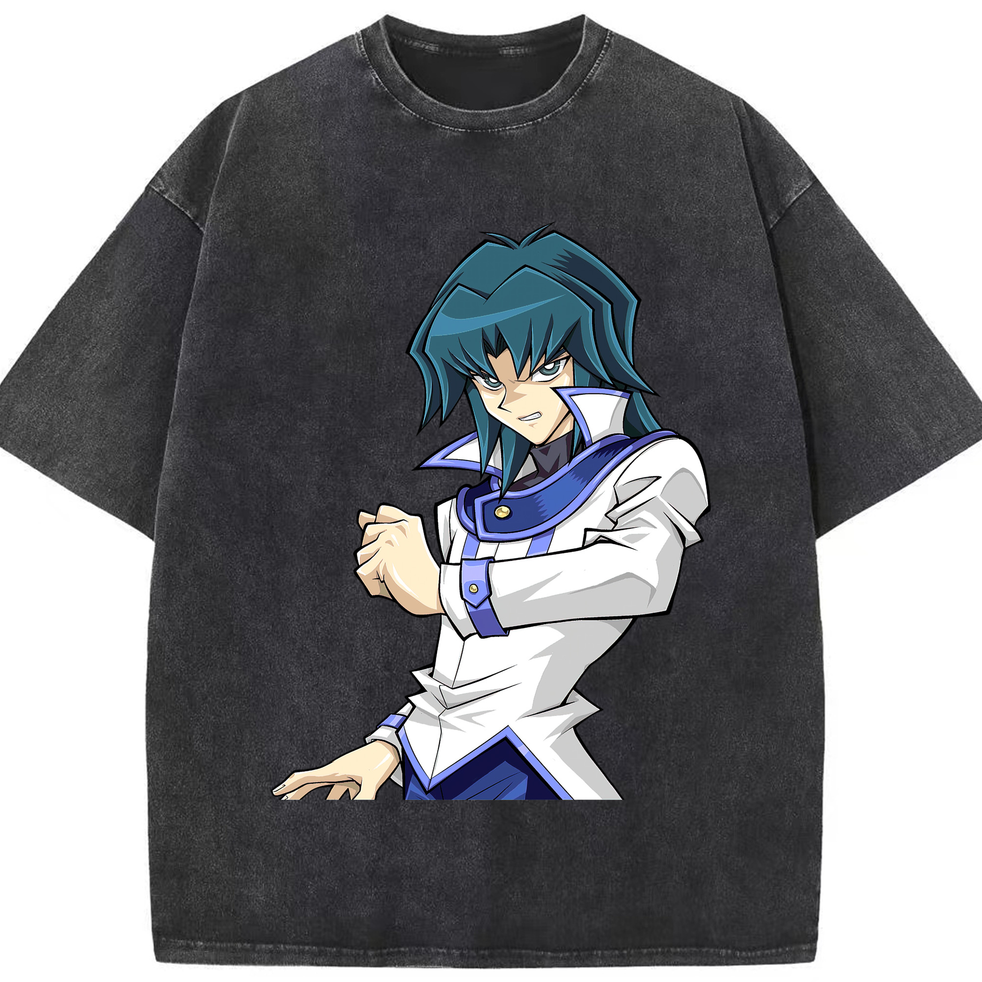 （画像用） 遊☆戯☆王 Yu-Gi-Oh! 綿100% ヴィンテージ風 半袖Tシャツ（フロントプリント）