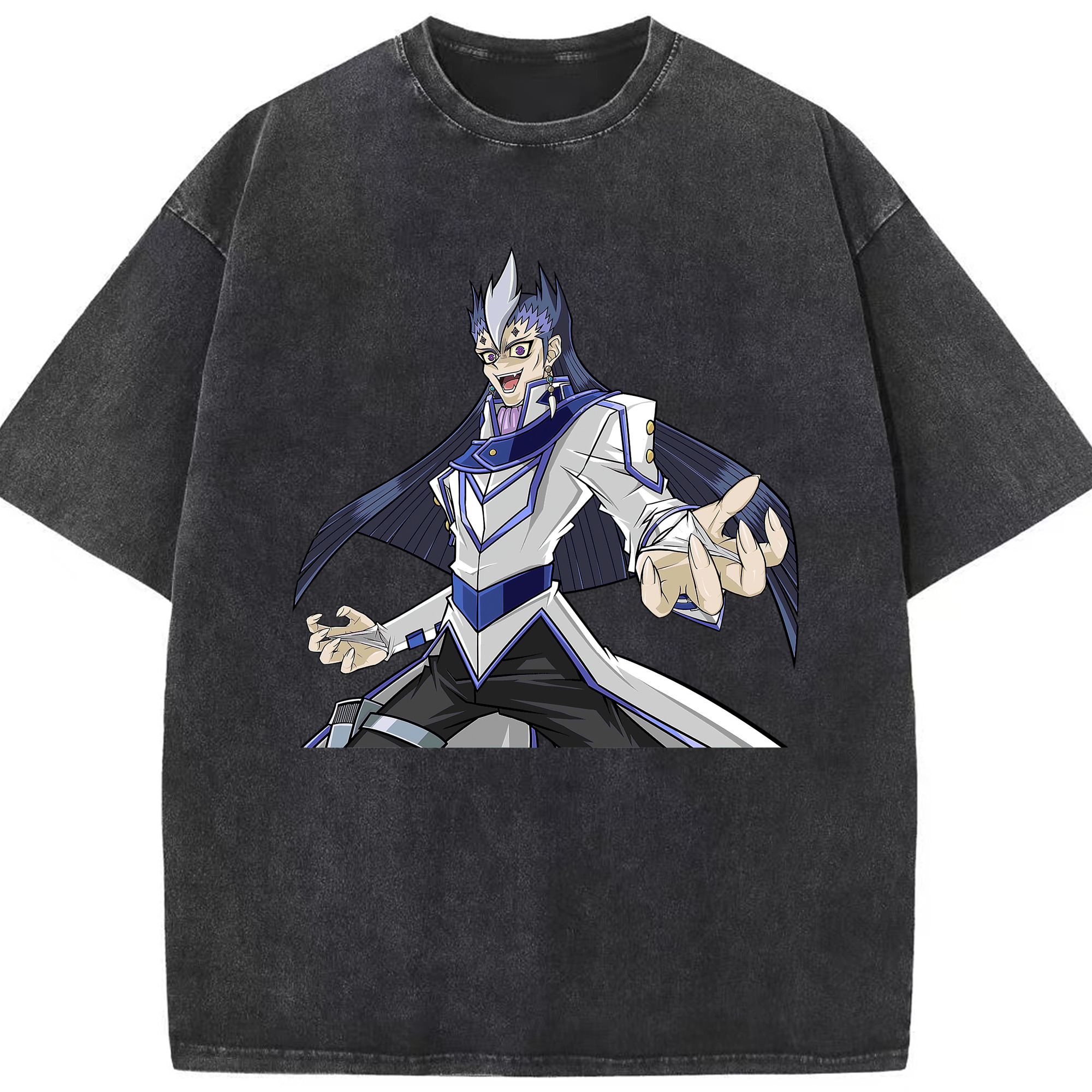 （画像用） 遊☆戯☆王 Yu-Gi-Oh! 綿100% ヴィンテージ風 半袖Tシャツ（フロントプリント）