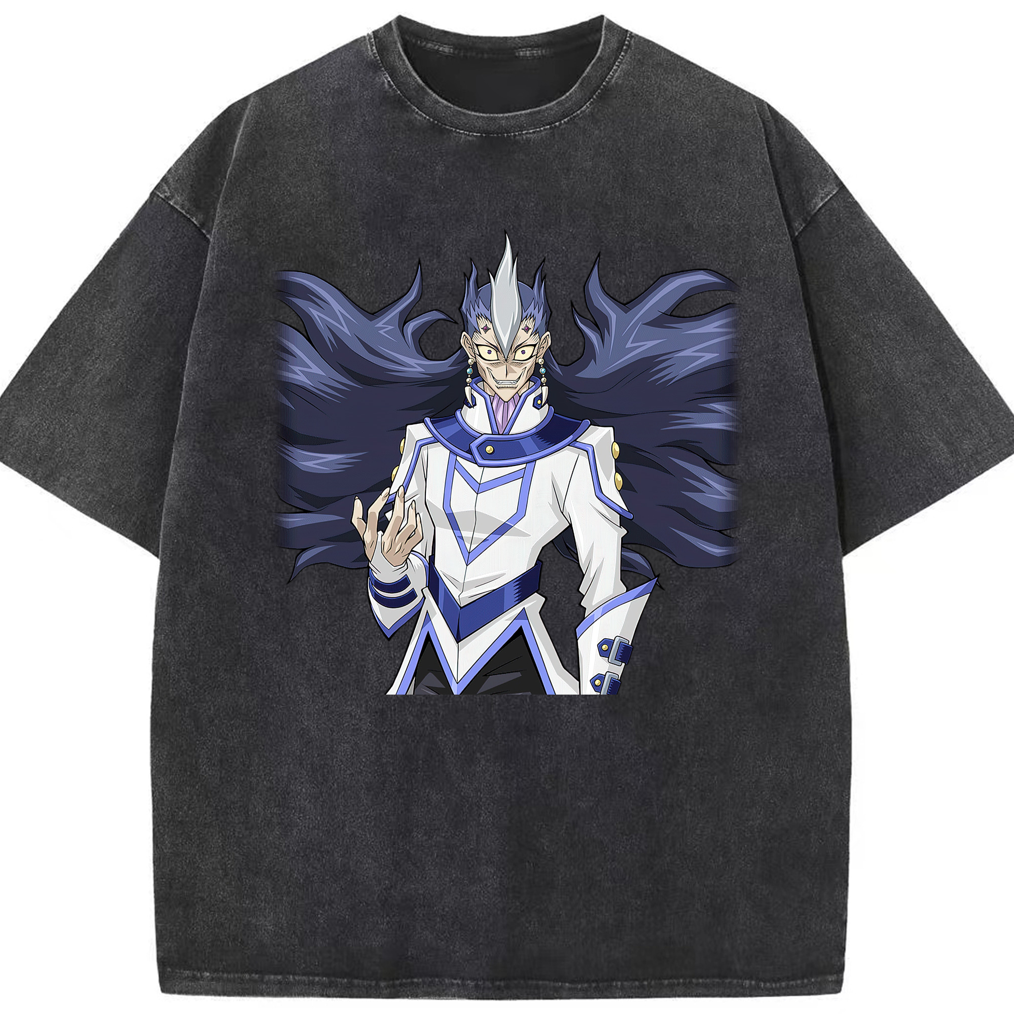 （画像用） 遊☆戯☆王 Yu-Gi-Oh! 綿100% ヴィンテージ風 半袖Tシャツ（フロントプリント）