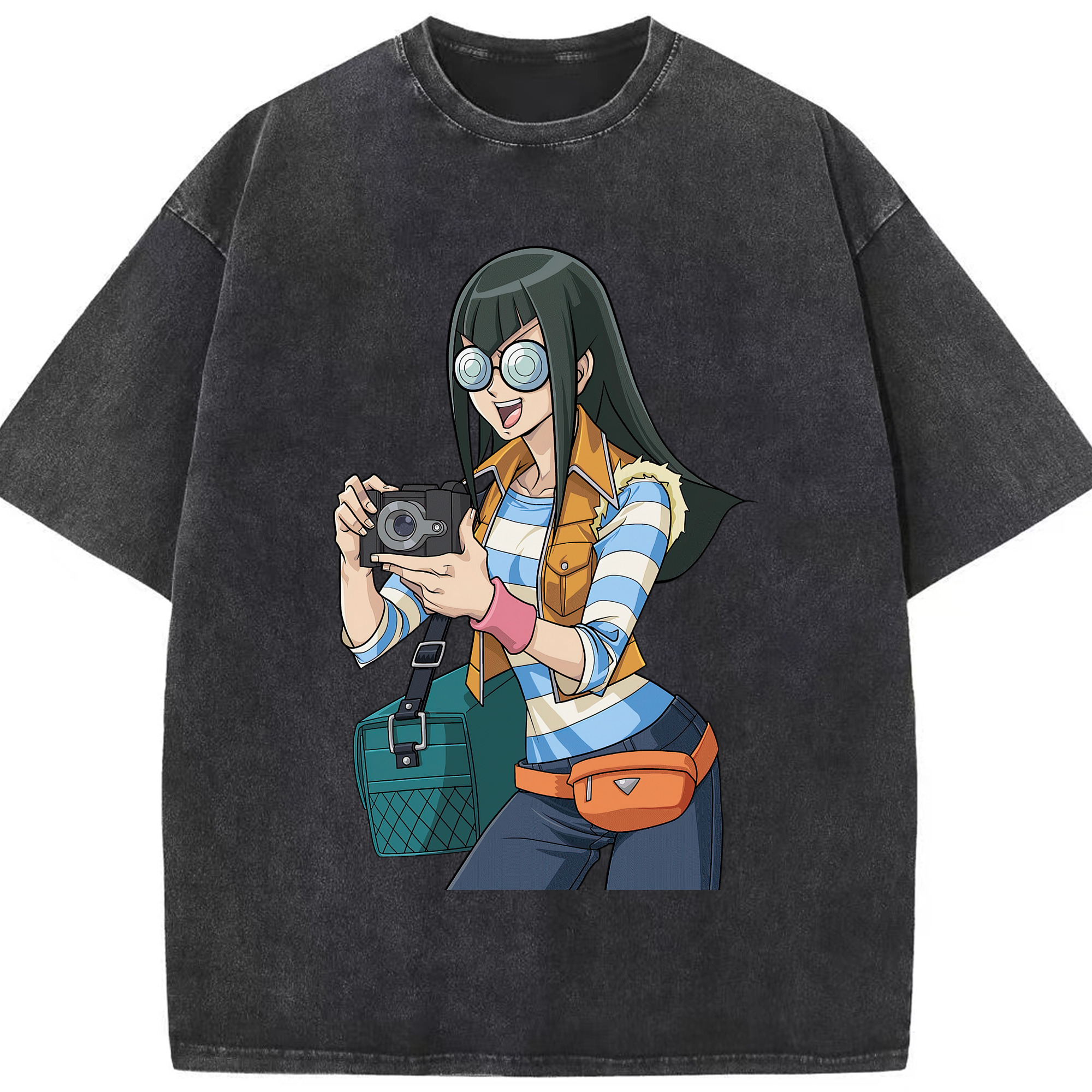 （画像用） 遊☆戯☆王 Yu-Gi-Oh! 綿100% ヴィンテージ風 半袖Tシャツ（フロントプリント）