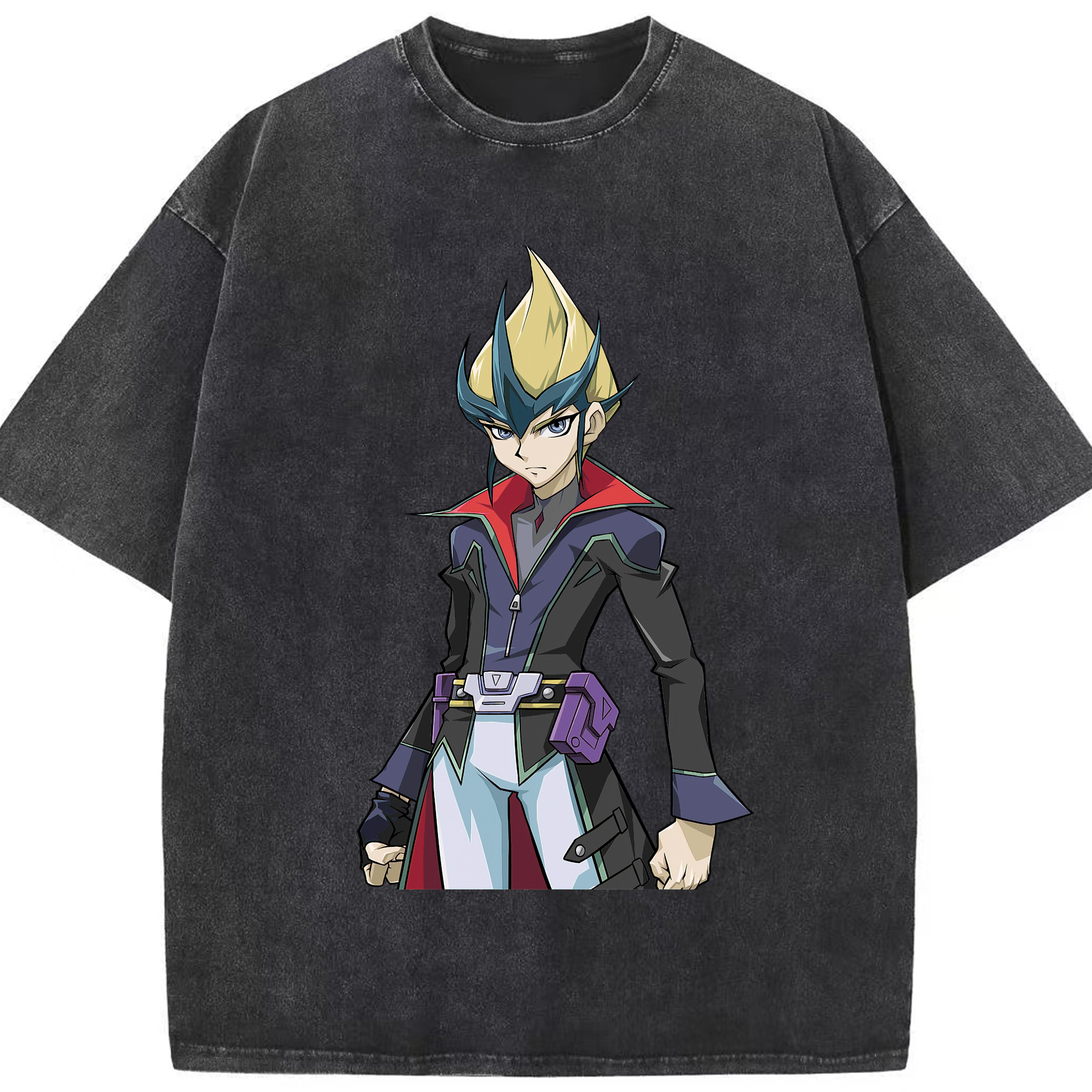 （画像用） 遊☆戯☆王 Yu-Gi-Oh! 綿100% ヴィンテージ風 半袖Tシャツ（フロントプリント）
