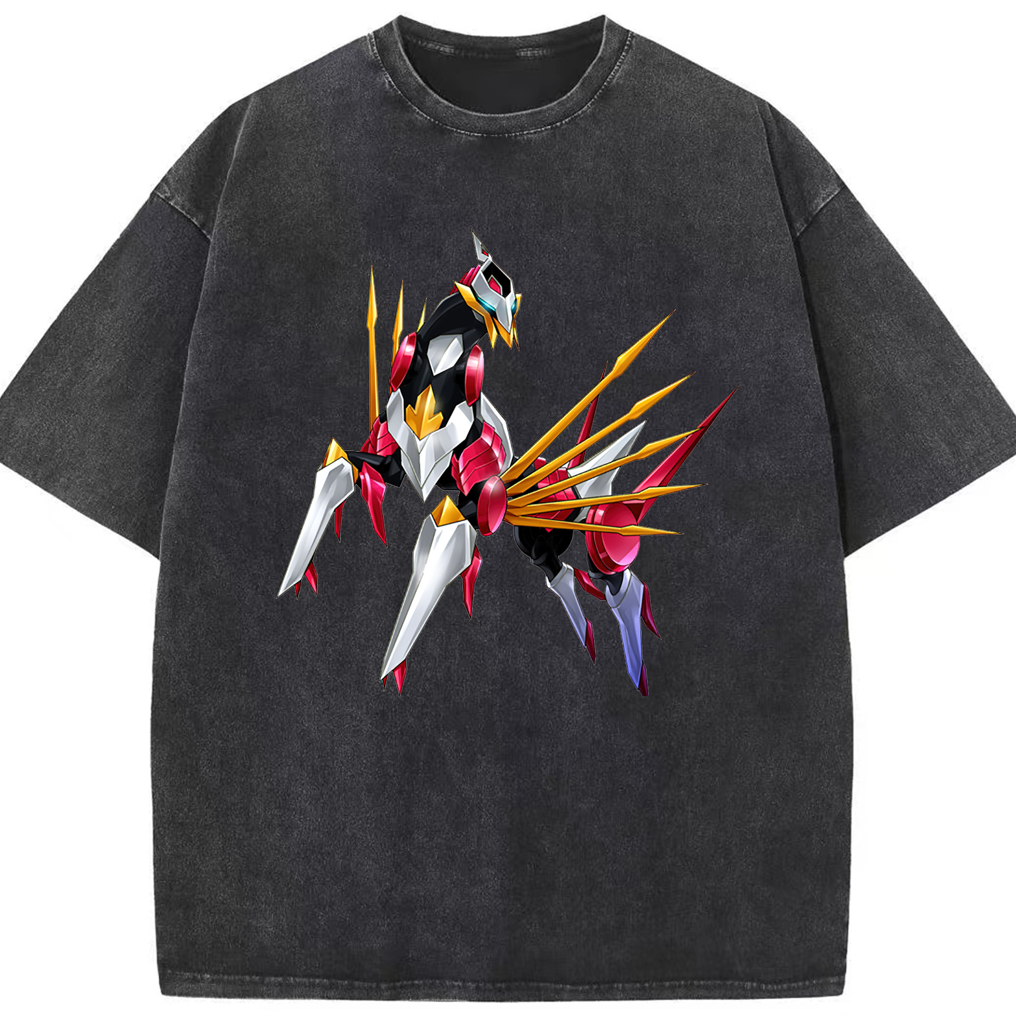 （画像用） 遊☆戯☆王 Yu-Gi-Oh! 綿100% ヴィンテージ風 半袖Tシャツ（フロントプリント）