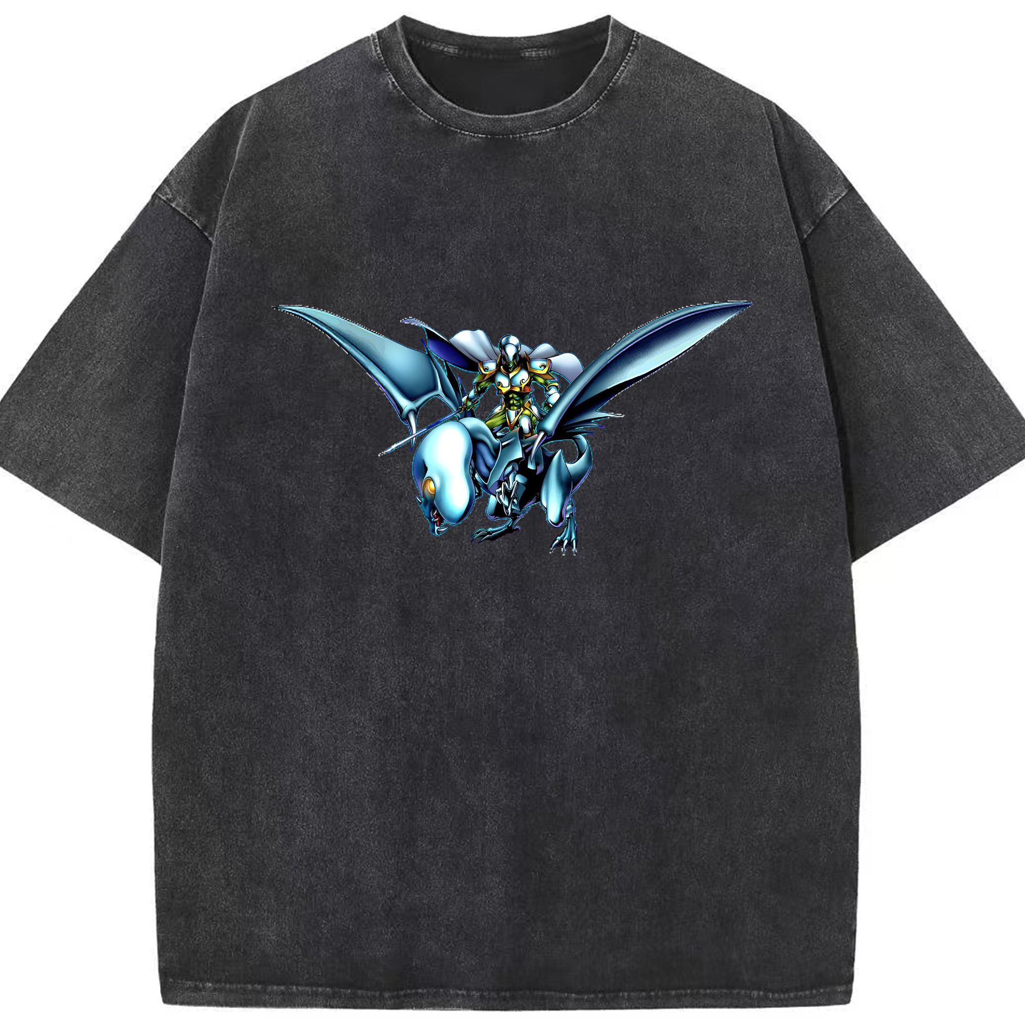 （画像用） 遊☆戯☆王 Yu-Gi-Oh! 綿100% ヴィンテージ風 半袖Tシャツ（フロントプリント）