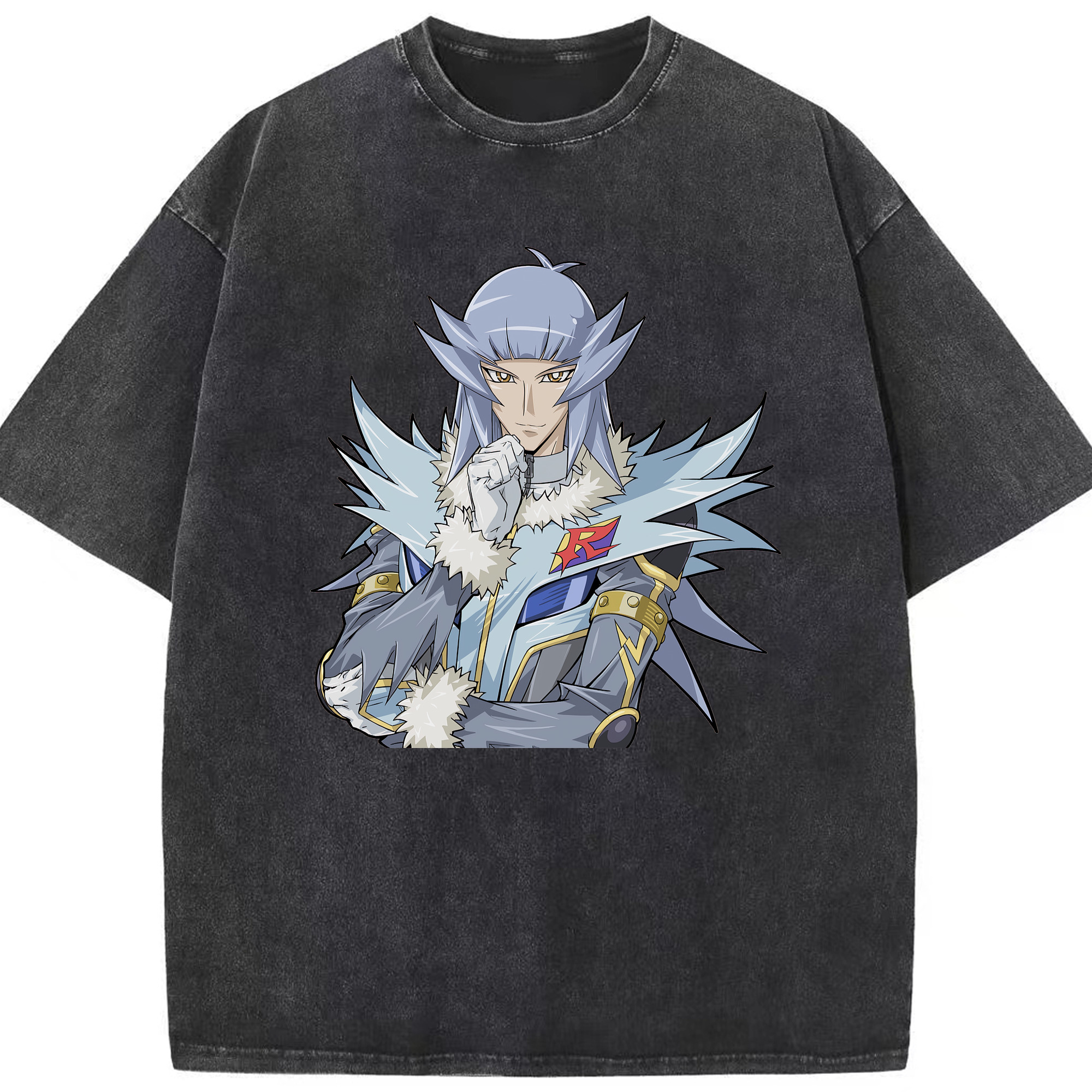 （画像用） 遊☆戯☆王 Yu-Gi-Oh! 綿100% ヴィンテージ風 半袖Tシャツ（フロントプリント）