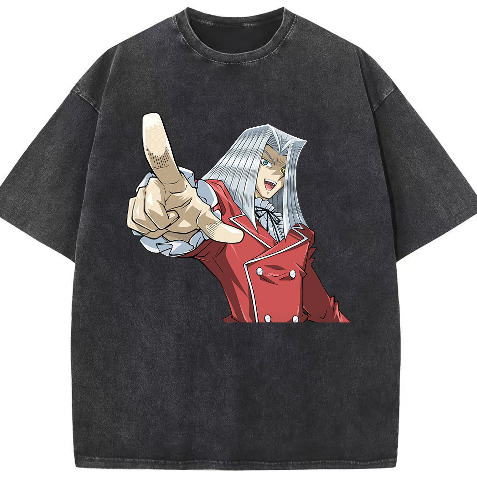 （画像用） 遊☆戯☆王 Yu-Gi-Oh! 綿100% ヴィンテージ風 半袖Tシャツ（フロントプリント）