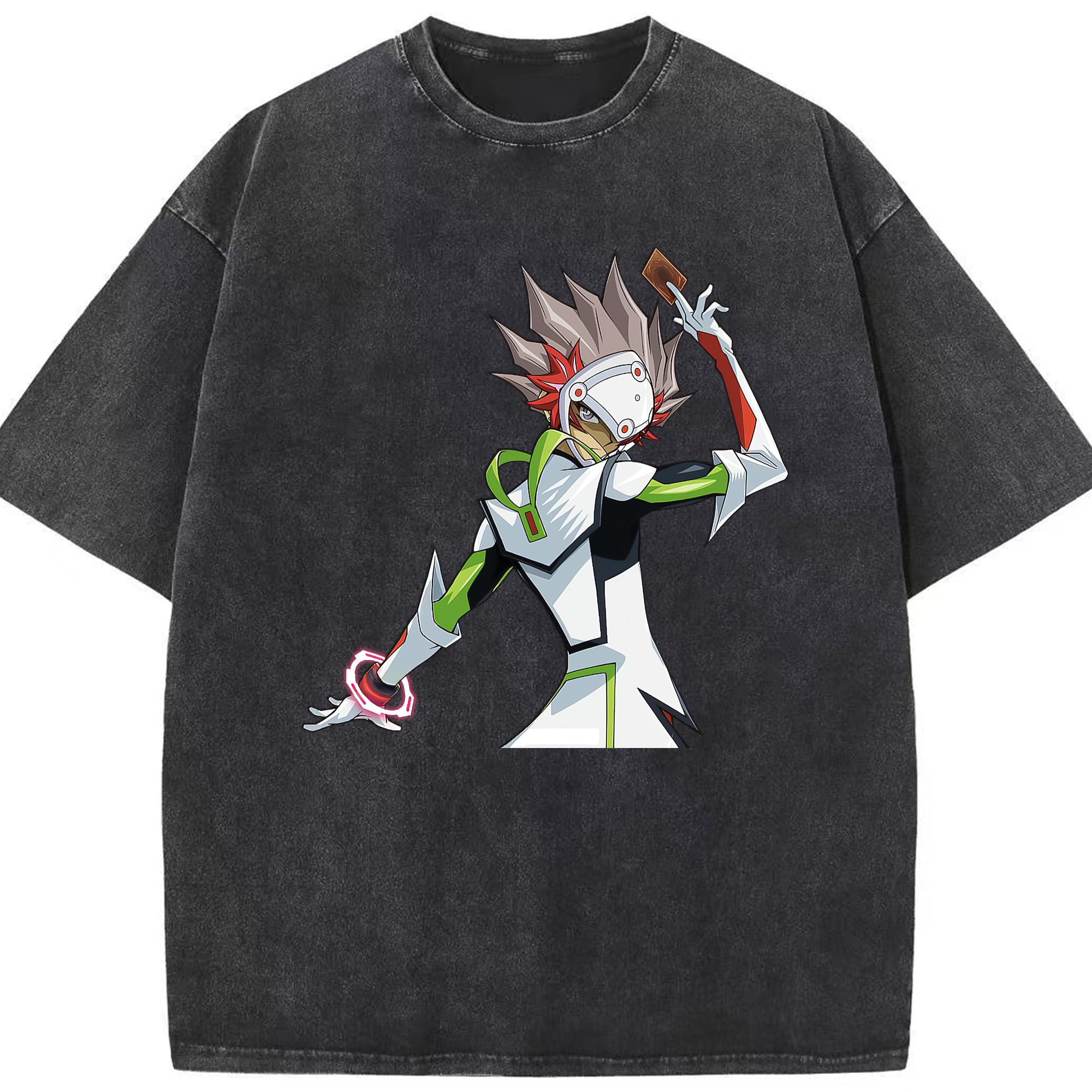 （画像用） 遊☆戯☆王 Yu-Gi-Oh! 綿100% ヴィンテージ風 半袖Tシャツ（フロントプリント）