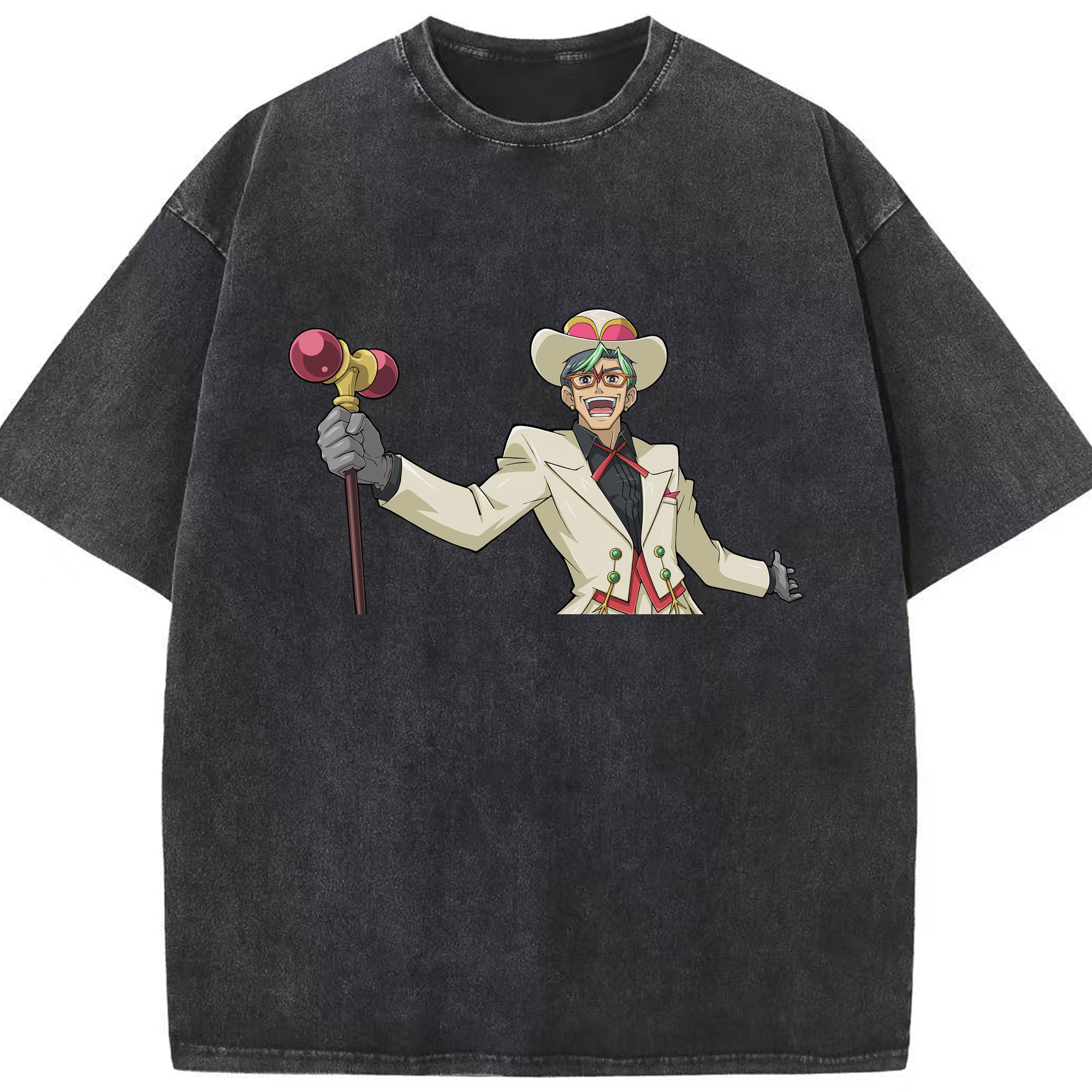 （画像用） 遊☆戯☆王 Yu-Gi-Oh! 綿100% ヴィンテージ風 半袖Tシャツ（フロントプリント）