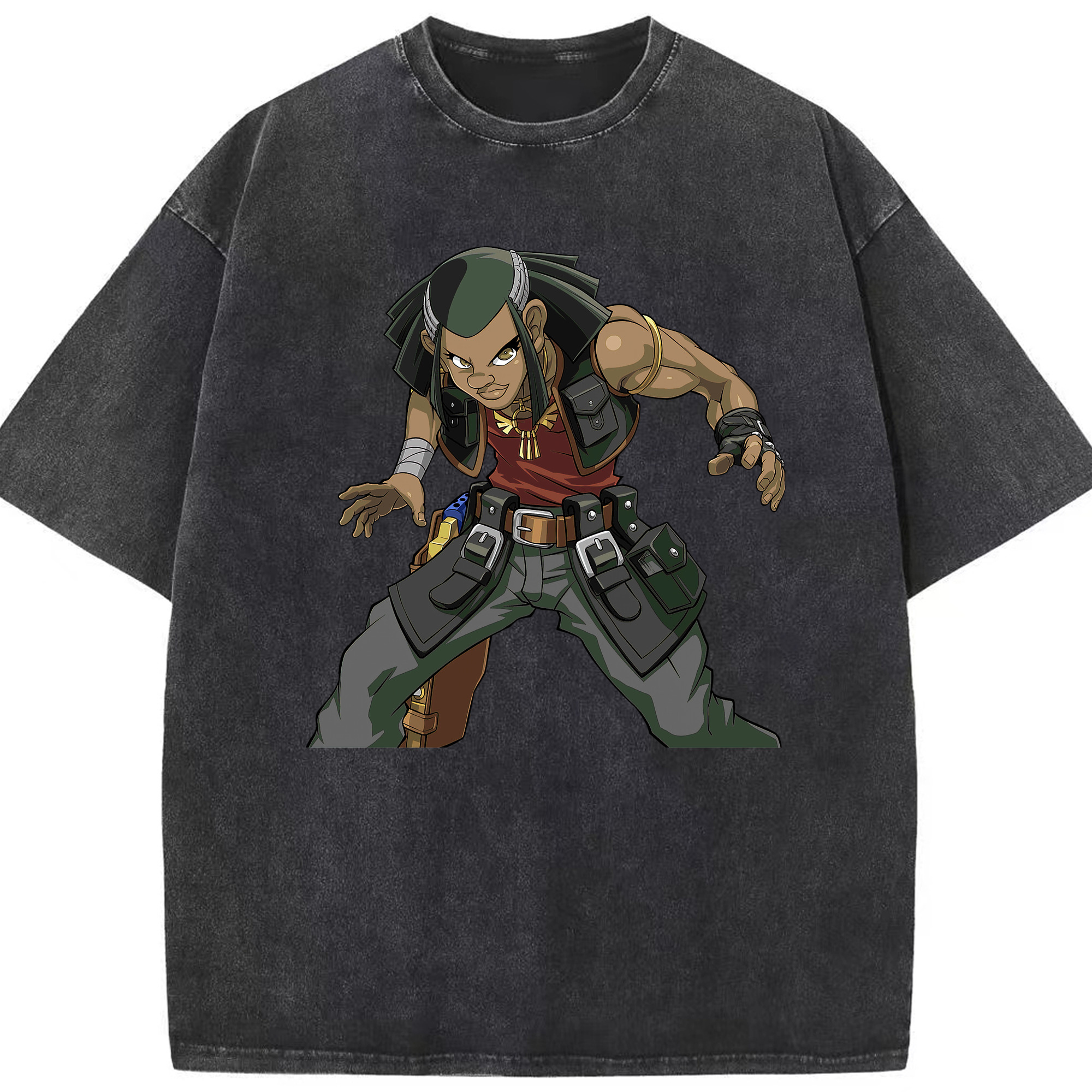 （画像用） 遊☆戯☆王 Yu-Gi-Oh! 綿100% ヴィンテージ風 半袖Tシャツ（フロントプリント）
