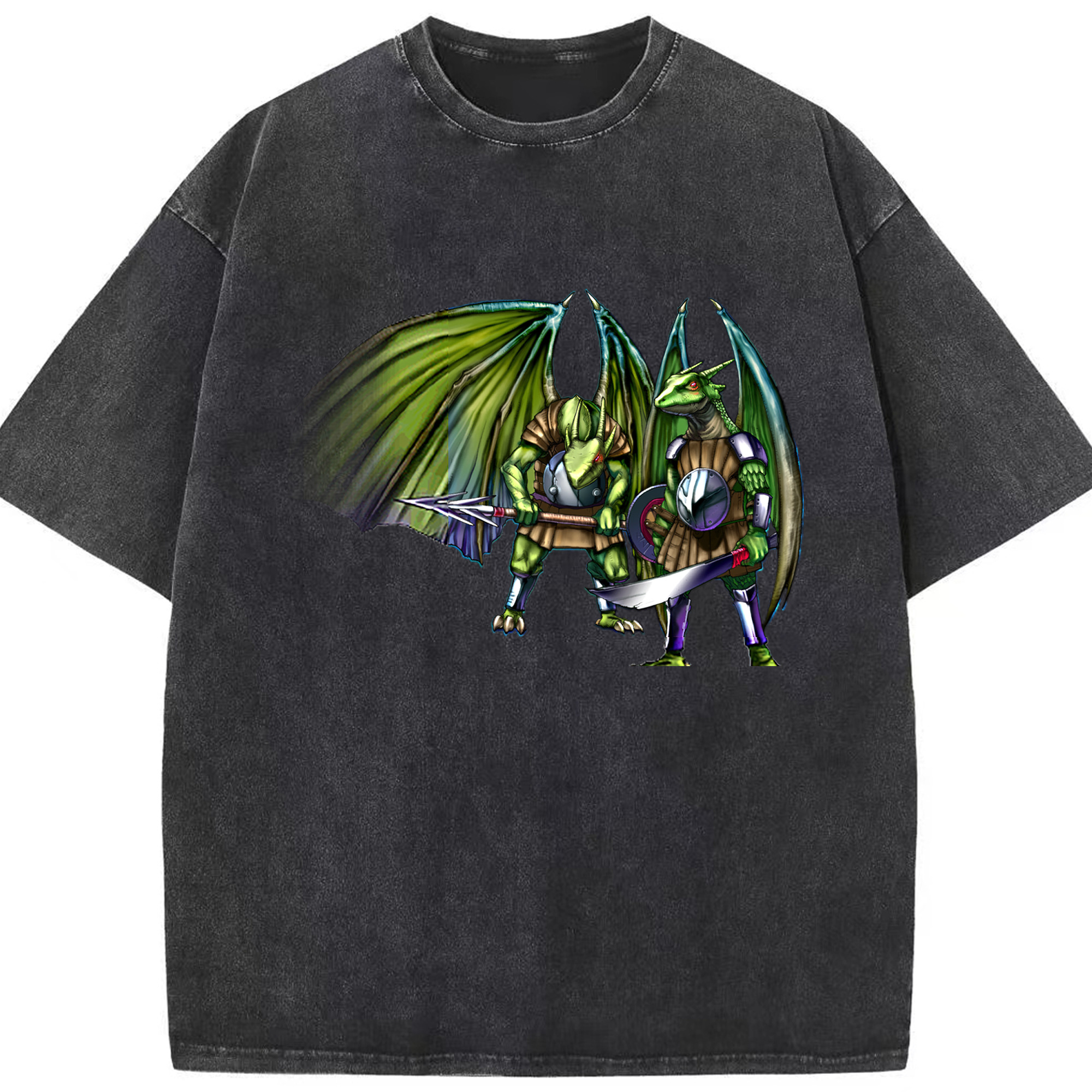 （画像用） 遊☆戯☆王 Yu-Gi-Oh! 綿100% ヴィンテージ風 半袖Tシャツ（フロントプリント）