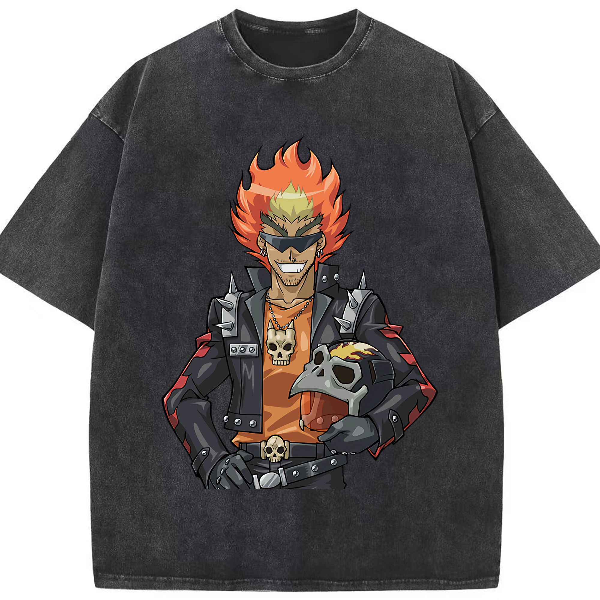 （画像用） 遊☆戯☆王 Yu-Gi-Oh! 綿100% ヴィンテージ風 半袖Tシャツ（フロントプリント）