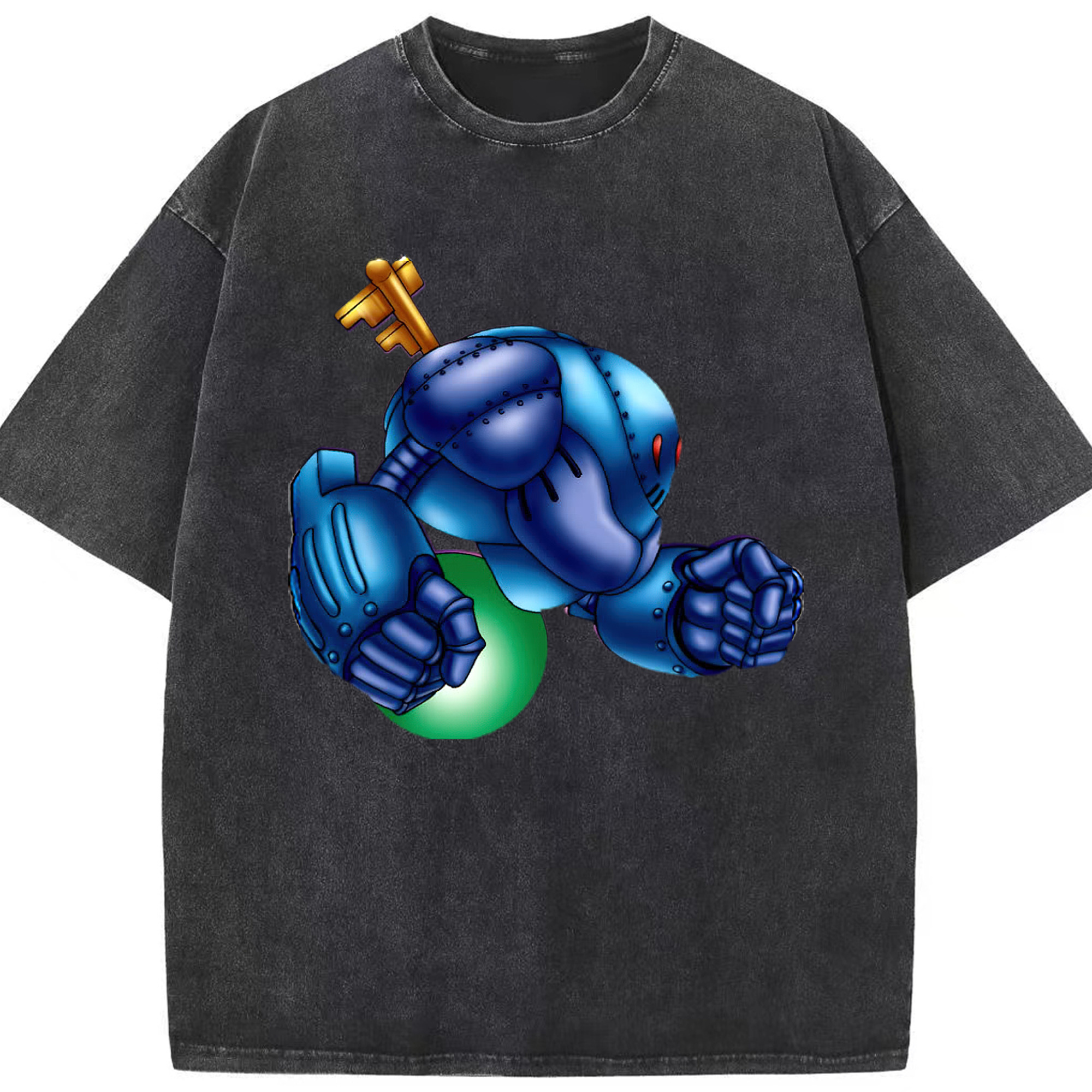 （画像用） 遊☆戯☆王 Yu-Gi-Oh! 綿100% ヴィンテージ風 半袖Tシャツ（フロントプリント）