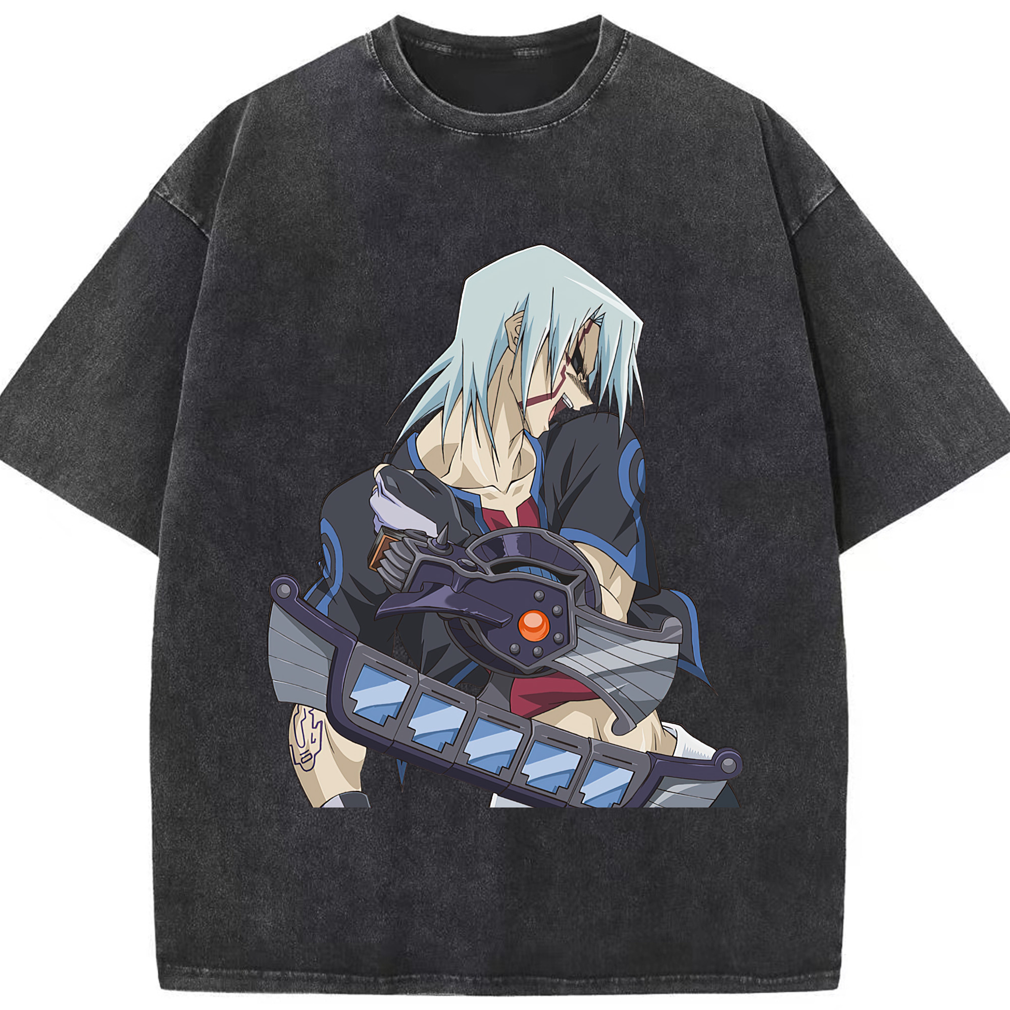 （画像用） 遊☆戯☆王 Yu-Gi-Oh! 綿100% ヴィンテージ風 半袖Tシャツ（フロントプリント）