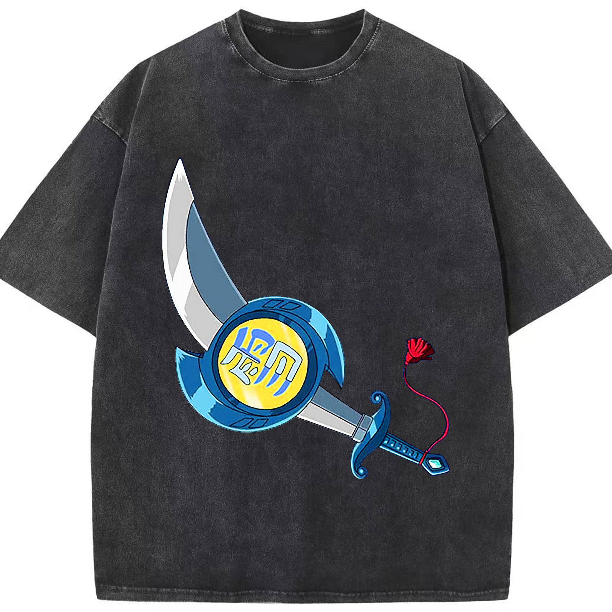 （画像用） 遊☆戯☆王 Yu-Gi-Oh! 綿100% ヴィンテージ風 半袖Tシャツ（フロントプリント）