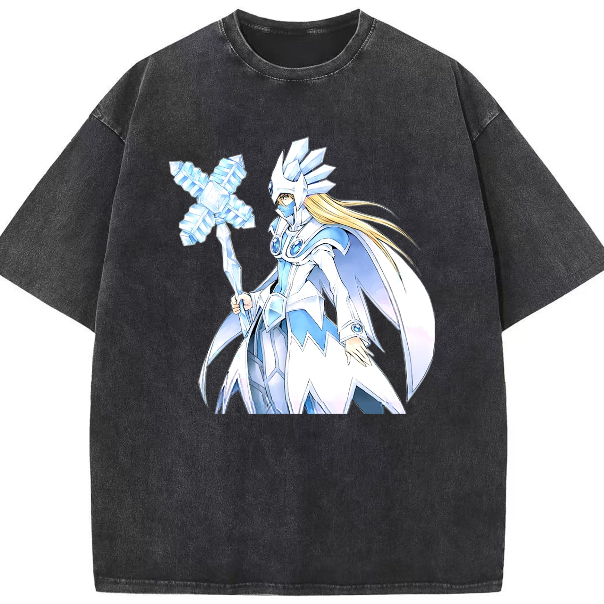 （画像用） 遊☆戯☆王 Yu-Gi-Oh! 綿100% ヴィンテージ風 半袖Tシャツ（フロントプリント）