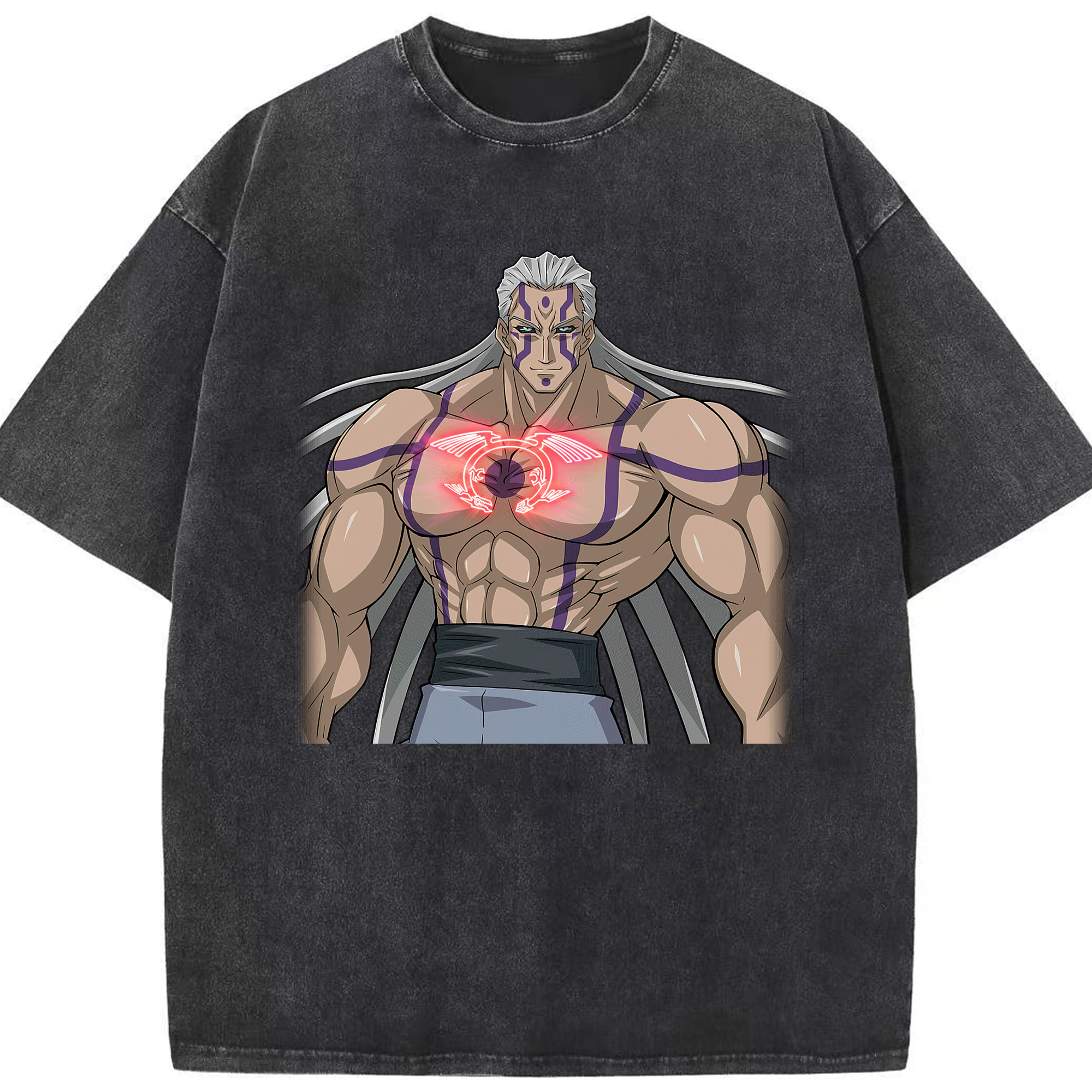（画像用） 遊☆戯☆王 Yu-Gi-Oh! 綿100% ヴィンテージ風 半袖Tシャツ（フロントプリント）