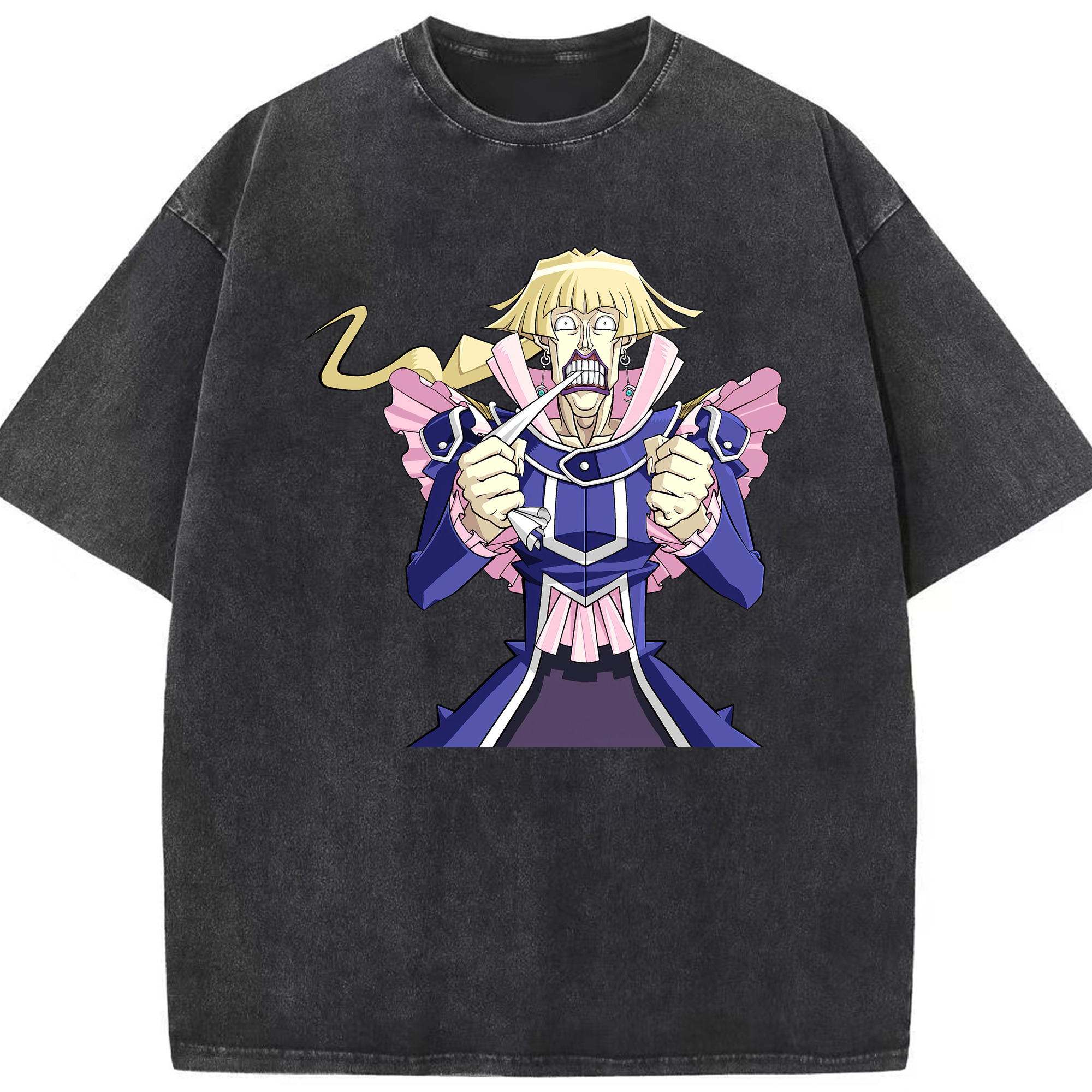 （画像用） 遊☆戯☆王 Yu-Gi-Oh! 綿100% ヴィンテージ風 半袖Tシャツ（フロントプリント）