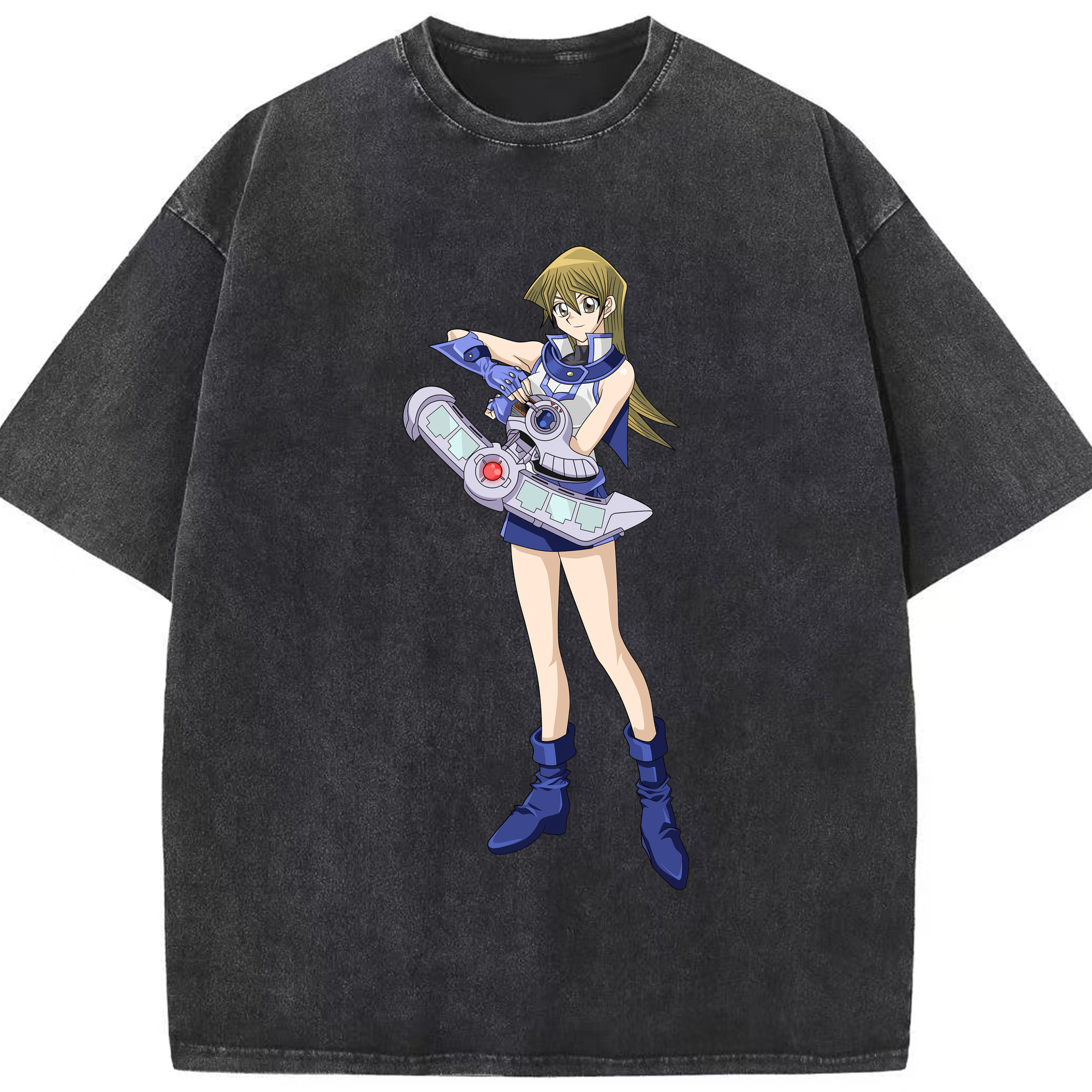 （画像用） 遊☆戯☆王 Yu-Gi-Oh! 綿100% ヴィンテージ風 半袖Tシャツ（フロントプリント）