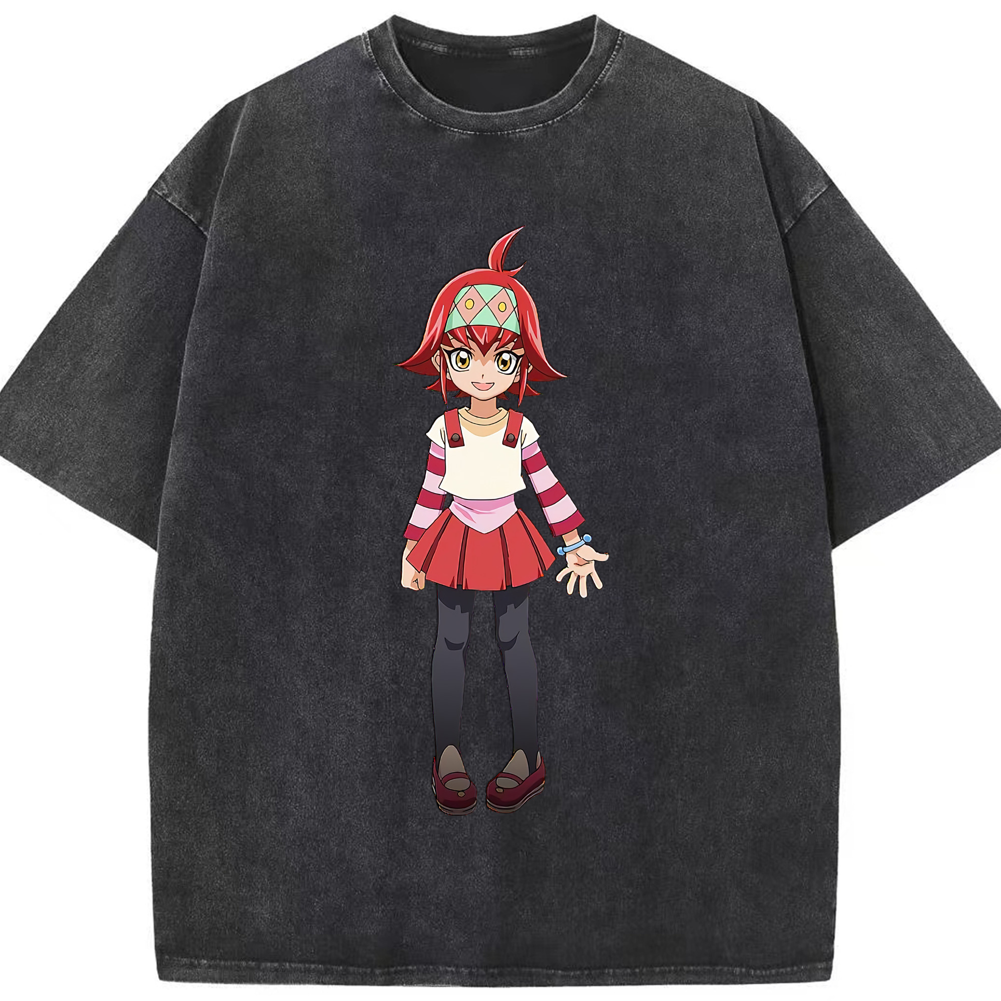（画像用） 遊☆戯☆王 Yu-Gi-Oh! 綿100% ヴィンテージ風 半袖Tシャツ（フロントプリント）