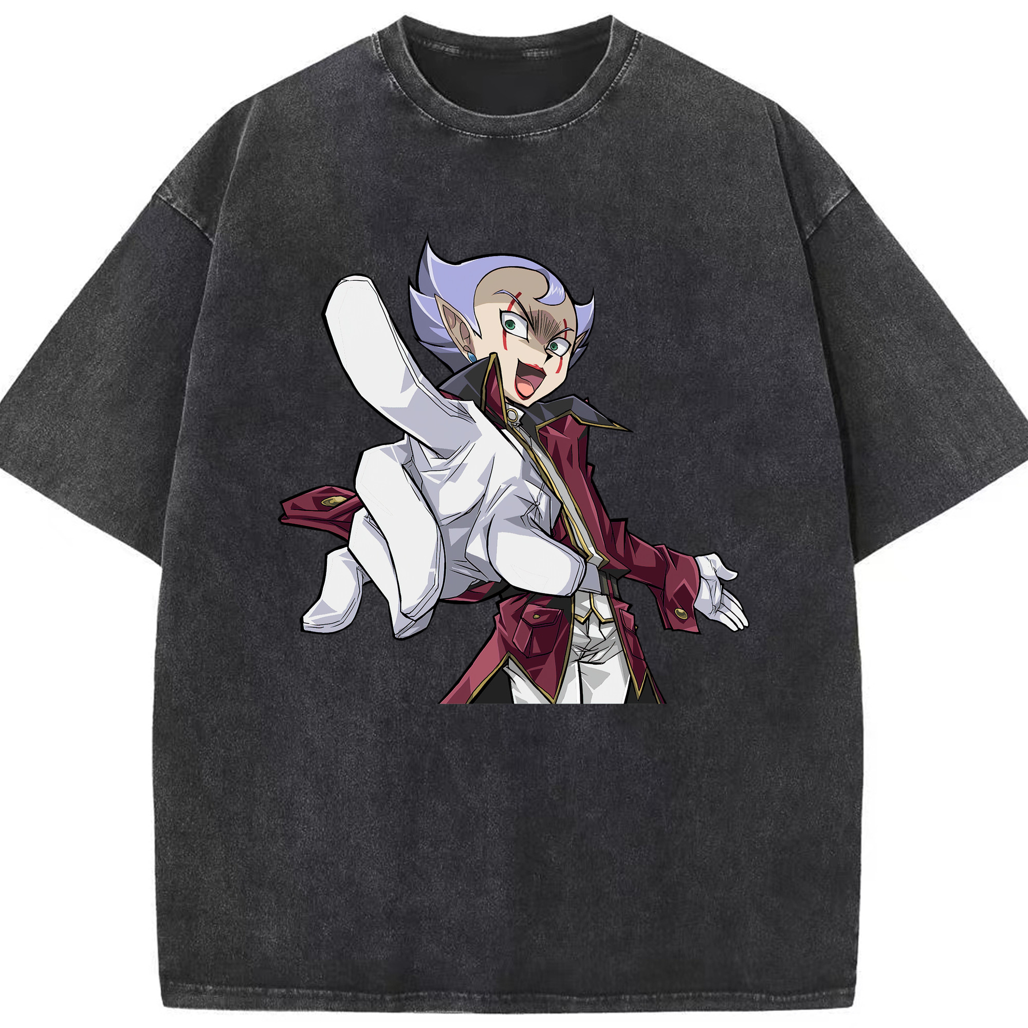 （画像用） 遊☆戯☆王 Yu-Gi-Oh! 綿100% ヴィンテージ風 半袖Tシャツ（フロントプリント）