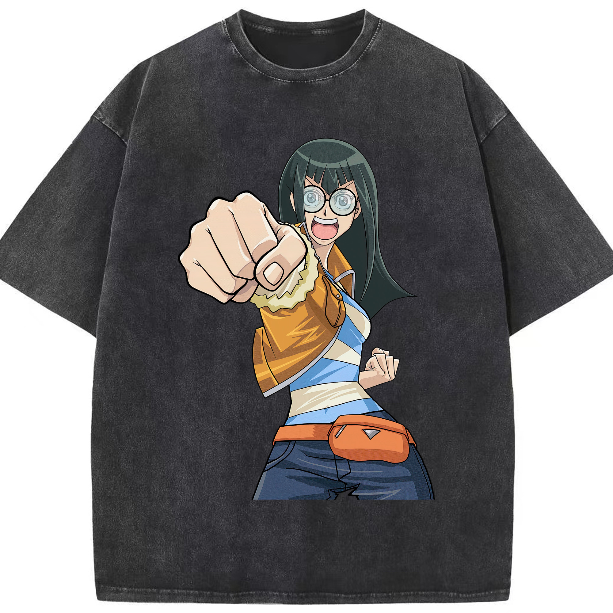 （画像用） 遊☆戯☆王 Yu-Gi-Oh! 綿100% ヴィンテージ風 半袖Tシャツ（フロントプリント）