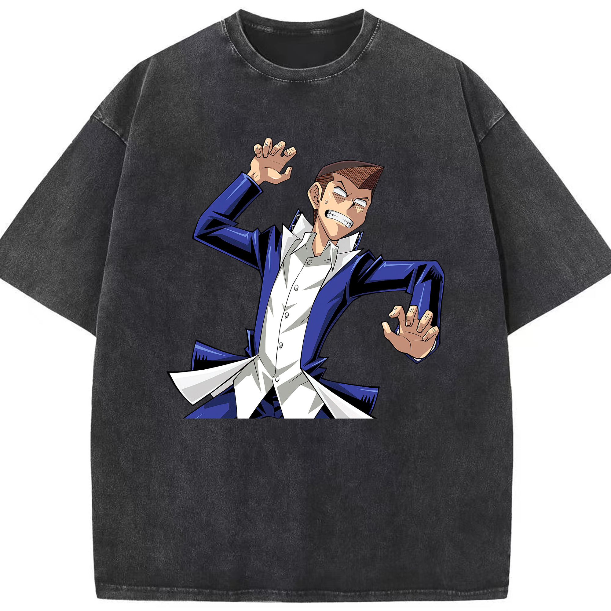 （画像用） 遊☆戯☆王 Yu-Gi-Oh! 綿100% ヴィンテージ風 半袖Tシャツ（フロントプリント）