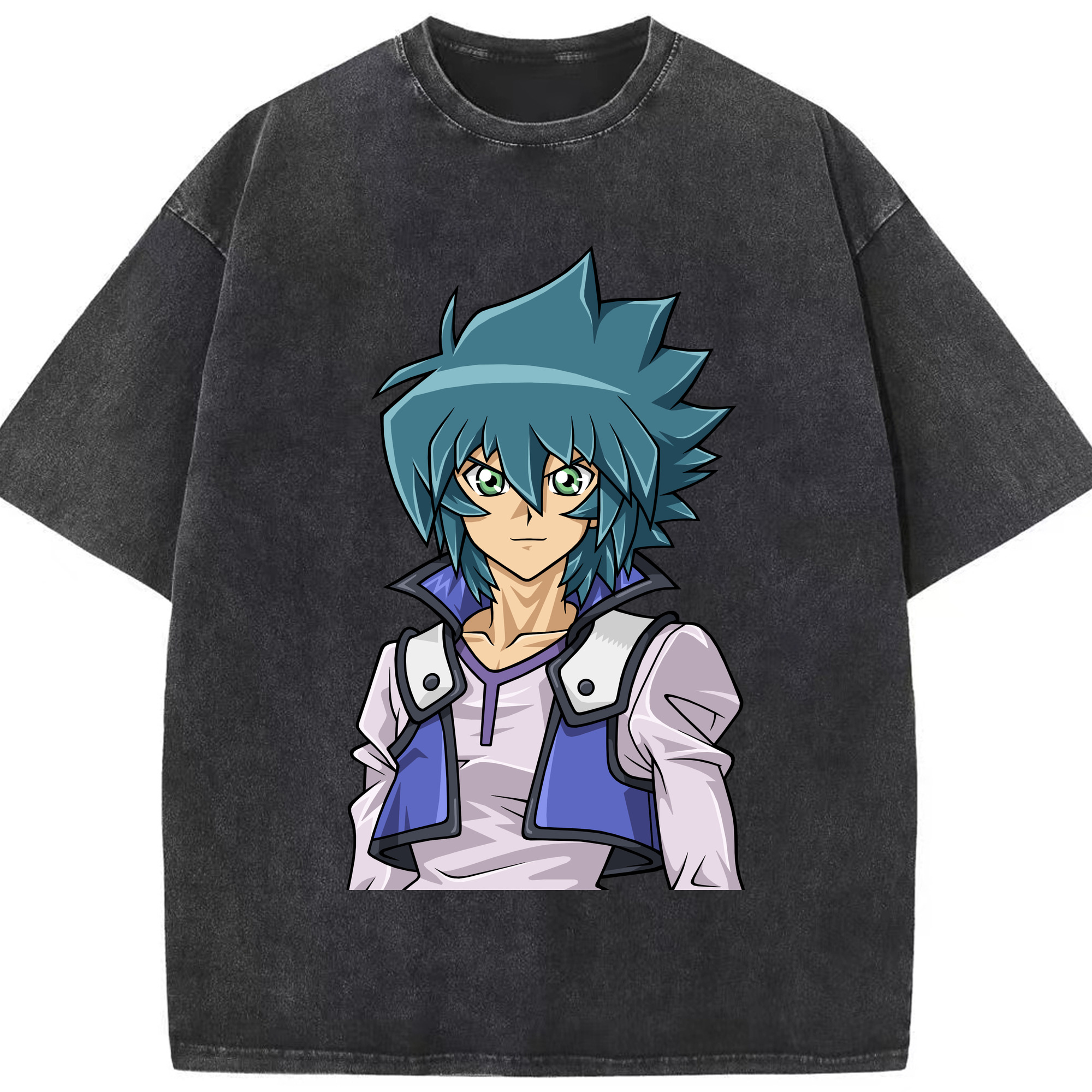 （画像用） 遊☆戯☆王 Yu-Gi-Oh! 綿100% ヴィンテージ風 半袖Tシャツ（フロントプリント）