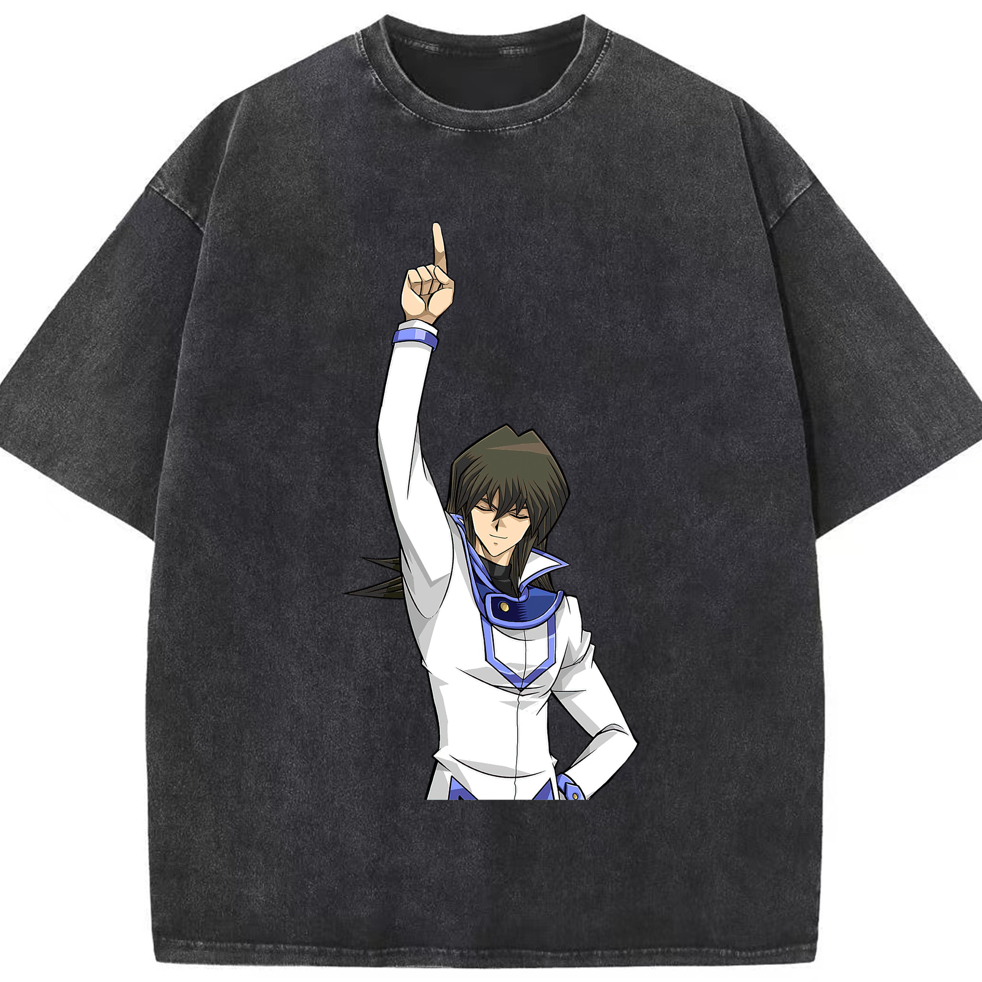 （画像用） 遊☆戯☆王 Yu-Gi-Oh! 綿100% ヴィンテージ風 半袖Tシャツ（フロントプリント）