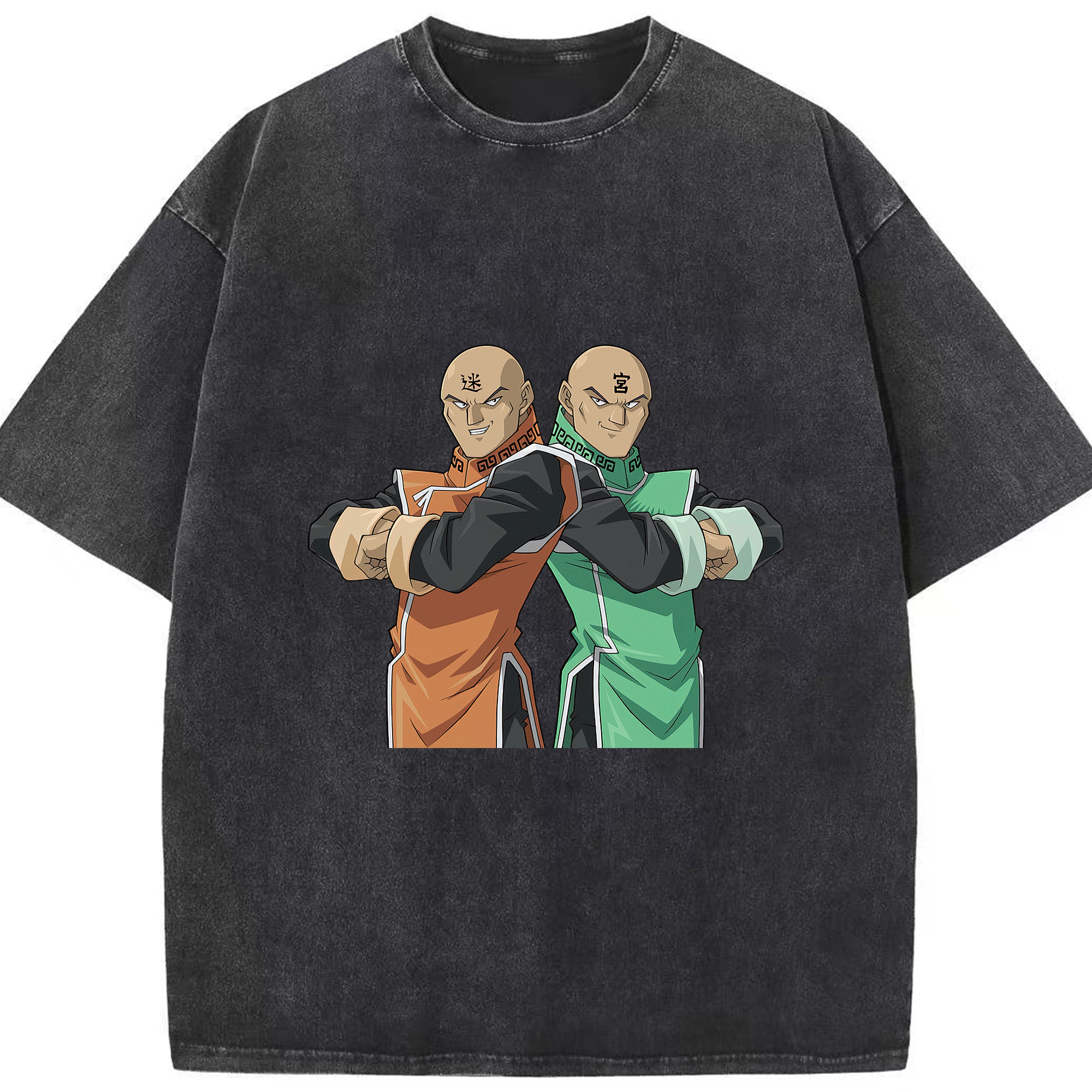 （画像用） 遊☆戯☆王 Yu-Gi-Oh! 綿100% ヴィンテージ風 半袖Tシャツ（フロントプリント）