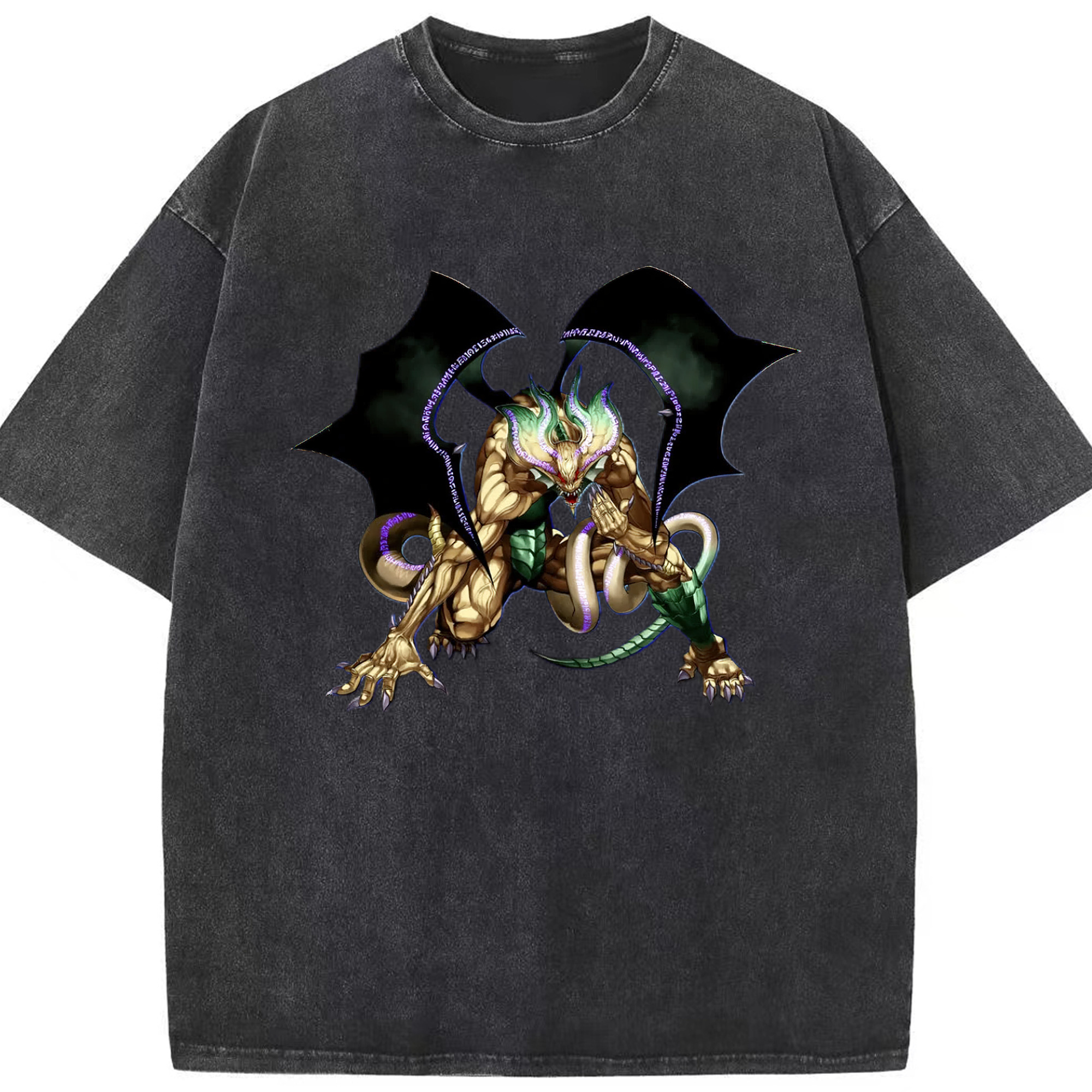 （画像用） 遊☆戯☆王 Yu-Gi-Oh! 綿100% ヴィンテージ風 半袖Tシャツ（フロントプリント）