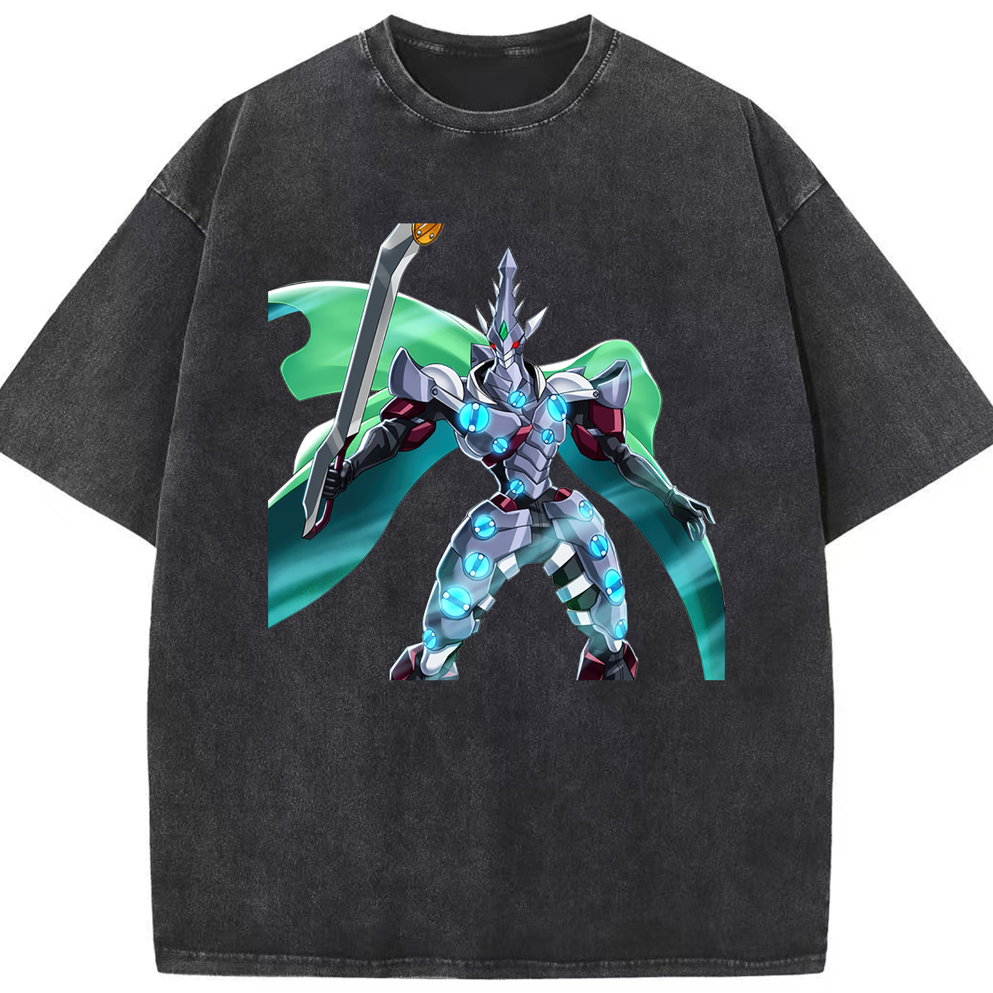 （画像用） 遊☆戯☆王 Yu-Gi-Oh! 綿100% ヴィンテージ風 半袖Tシャツ（フロントプリント）