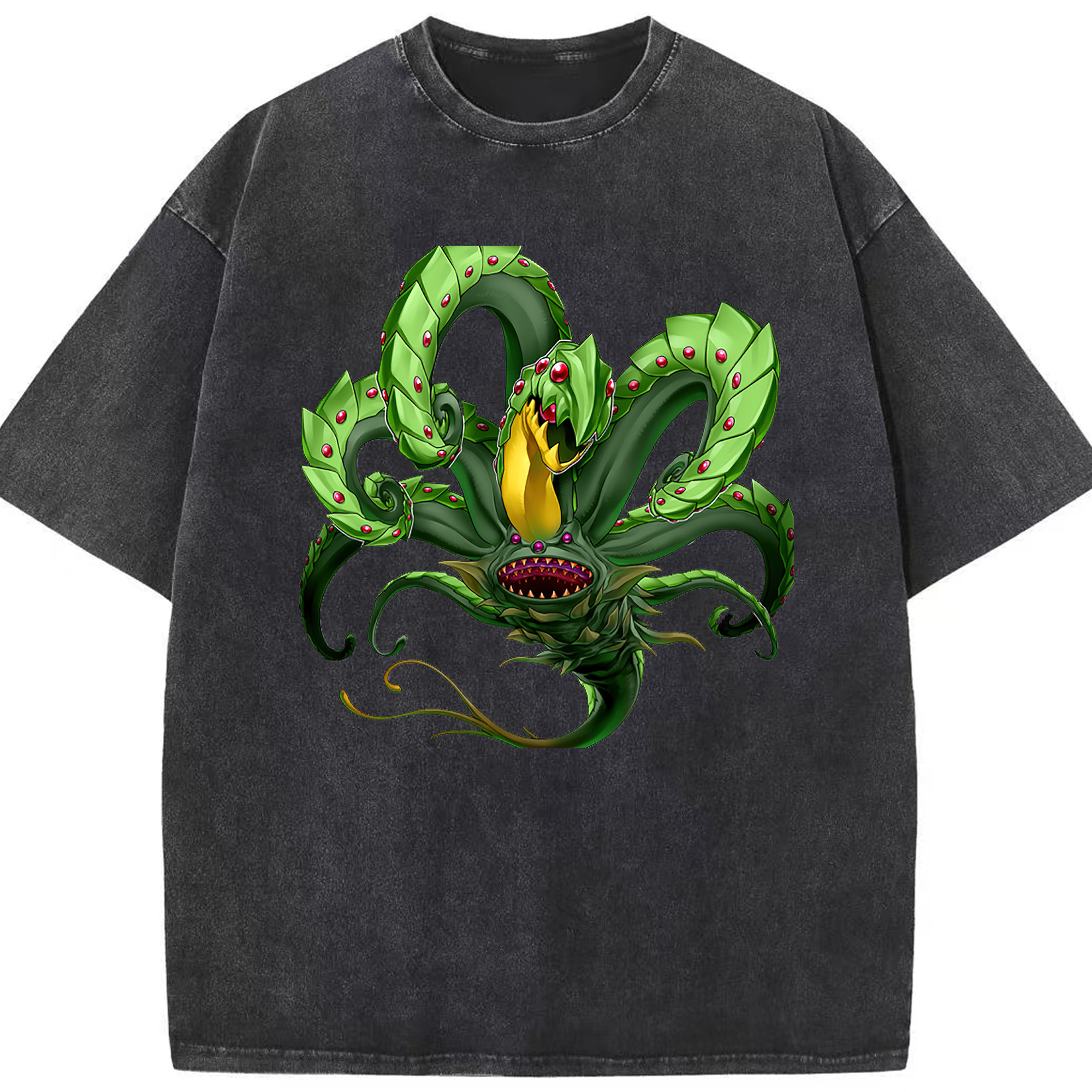 （画像用） 遊☆戯☆王 Yu-Gi-Oh! 綿100% ヴィンテージ風 半袖Tシャツ（フロントプリント）