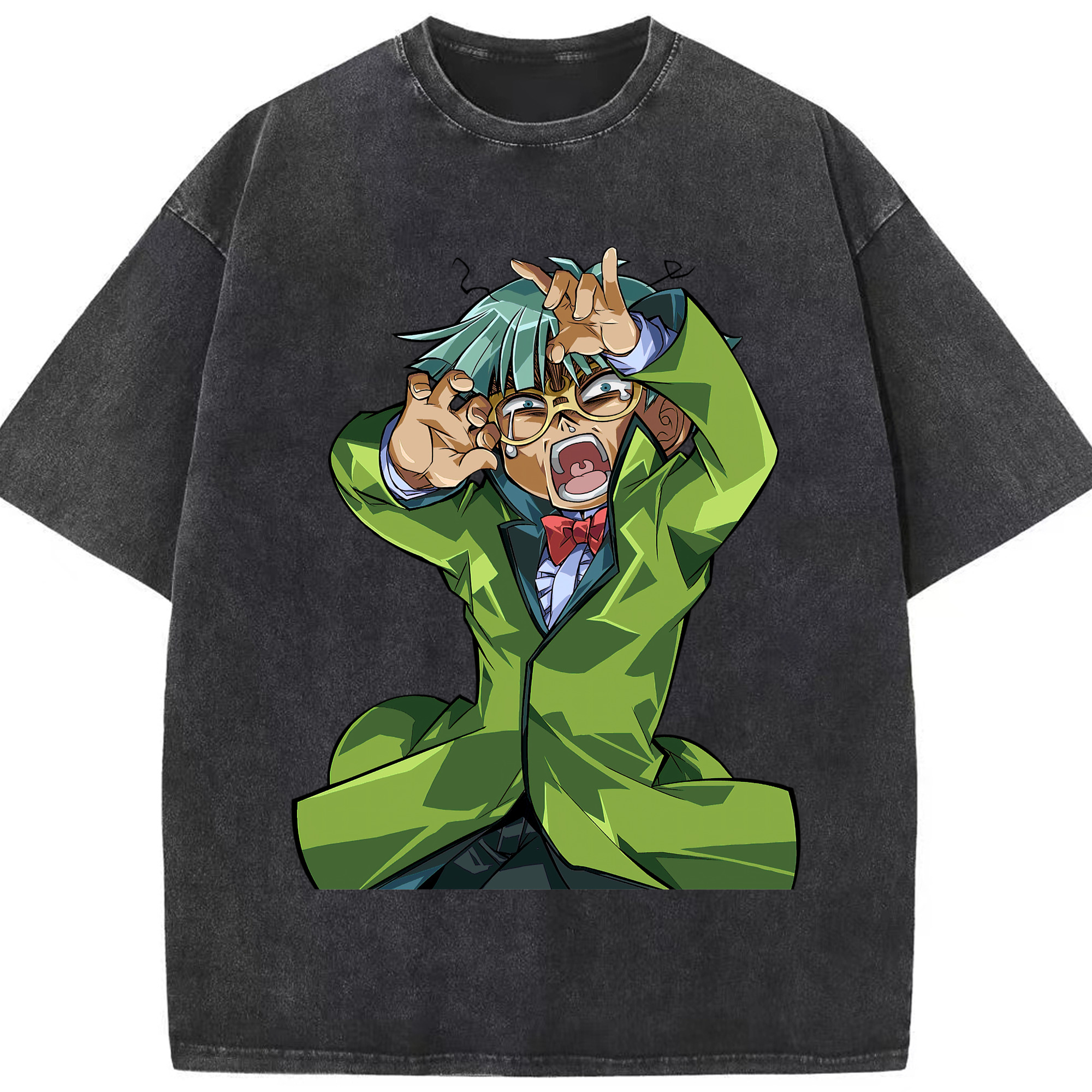 （画像用） 遊☆戯☆王 Yu-Gi-Oh! 綿100% ヴィンテージ風 半袖Tシャツ（フロントプリント）